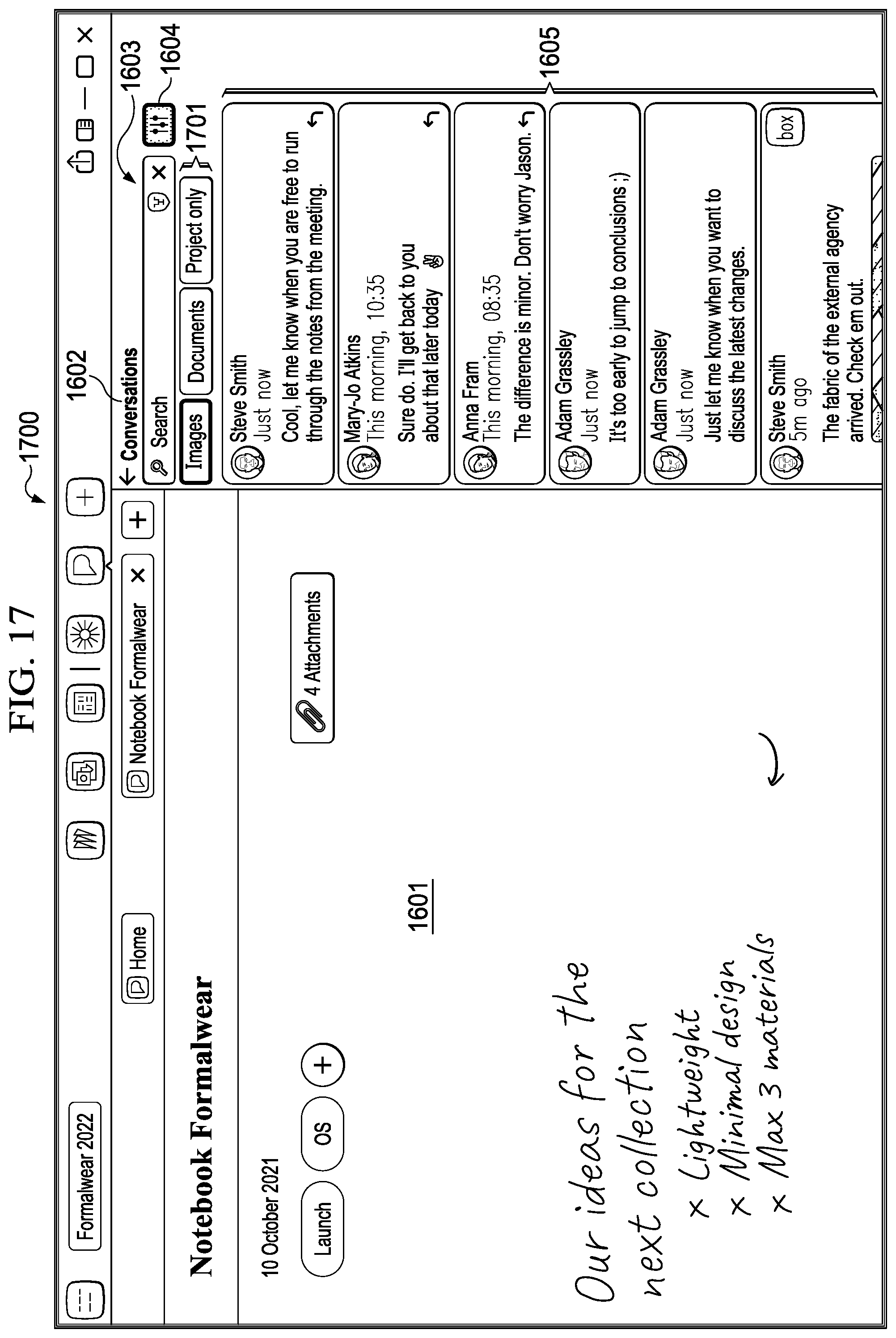 Patent US12321572 Figure 20 – Application management and navigation of web applications in a web-based environment