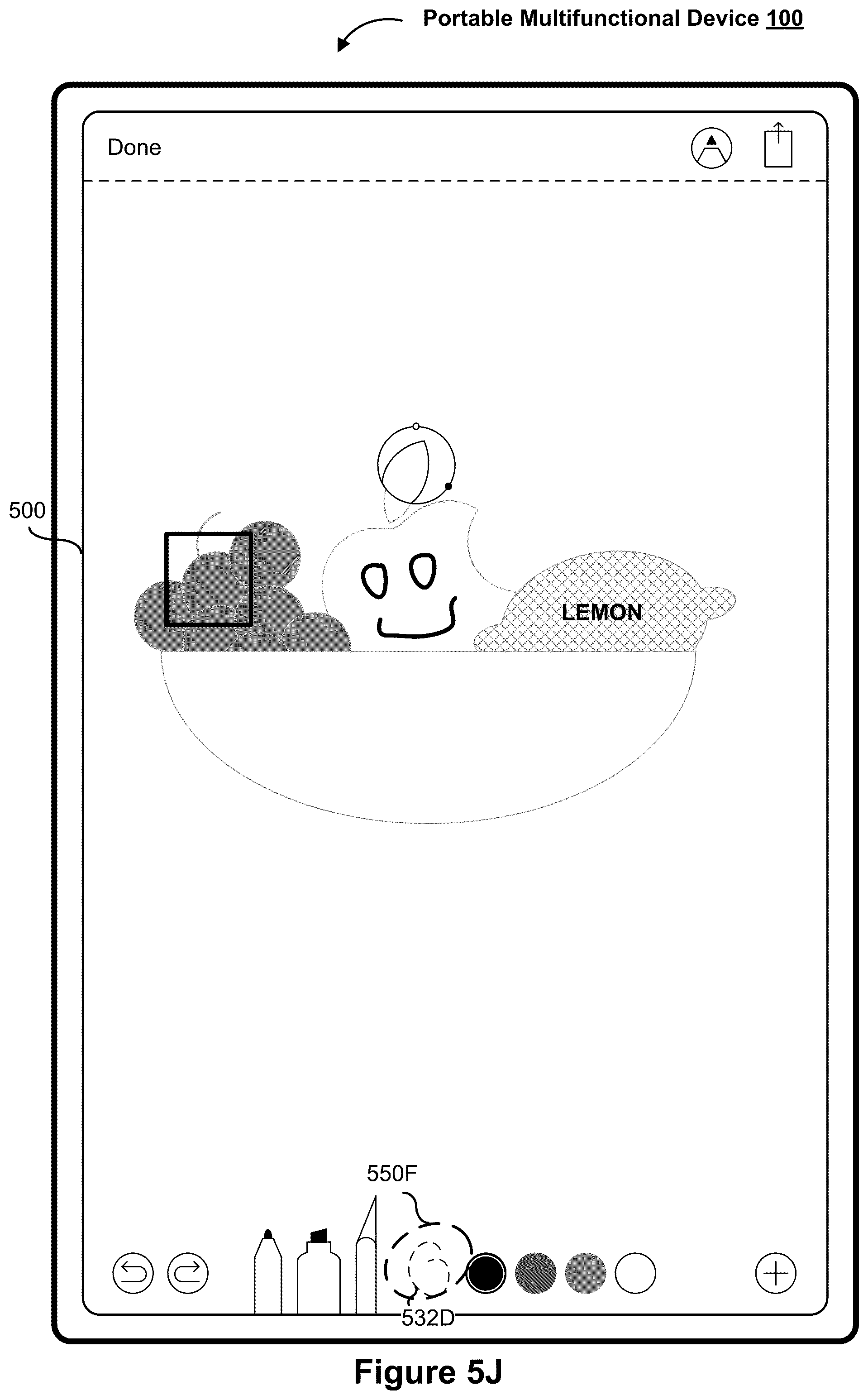 Patent US12321589 Figure 16 – Device, method, and graphical user interface for annotating content