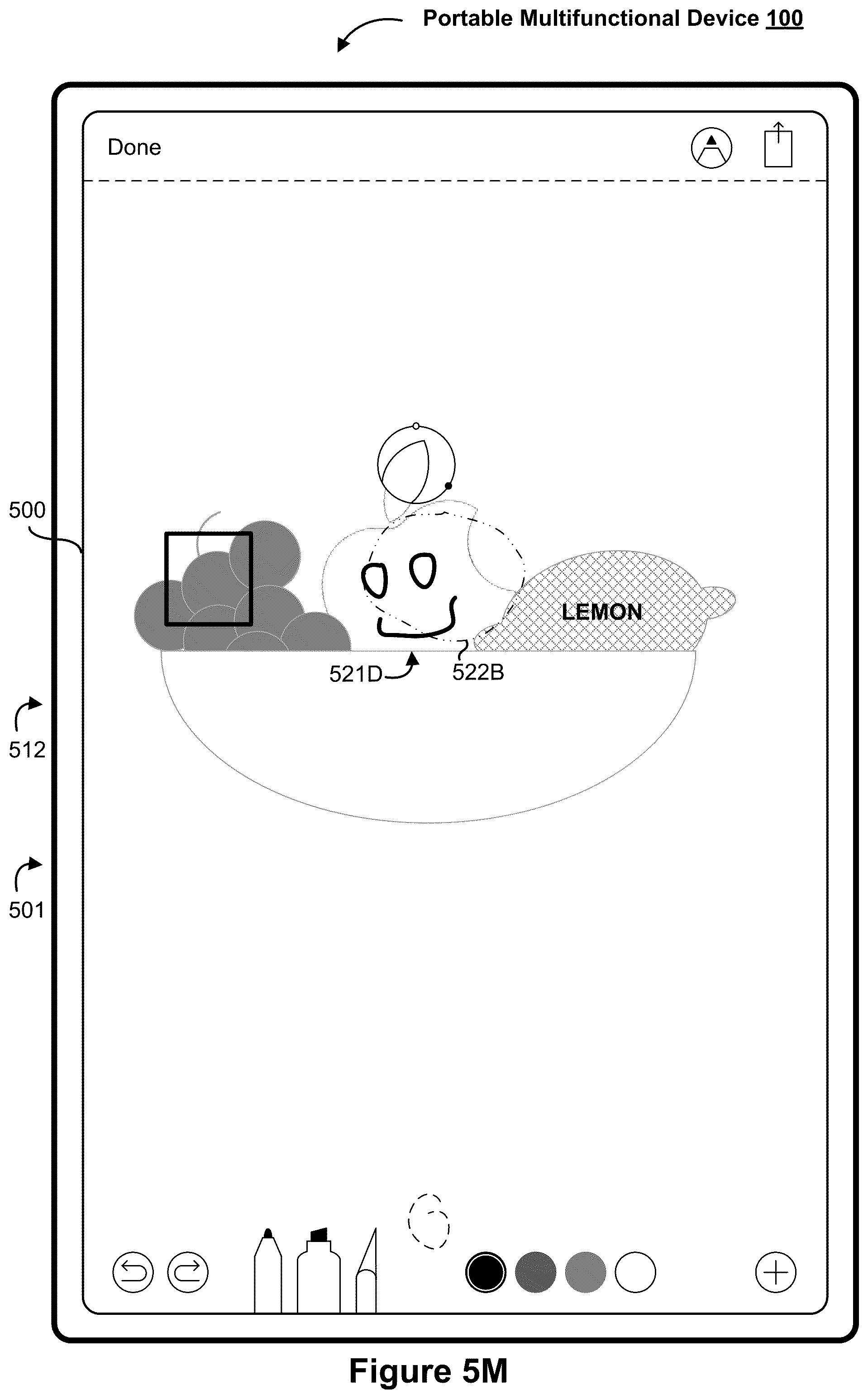 Patent US12321589 Figure 19 – Device, method, and graphical user interface for annotating content