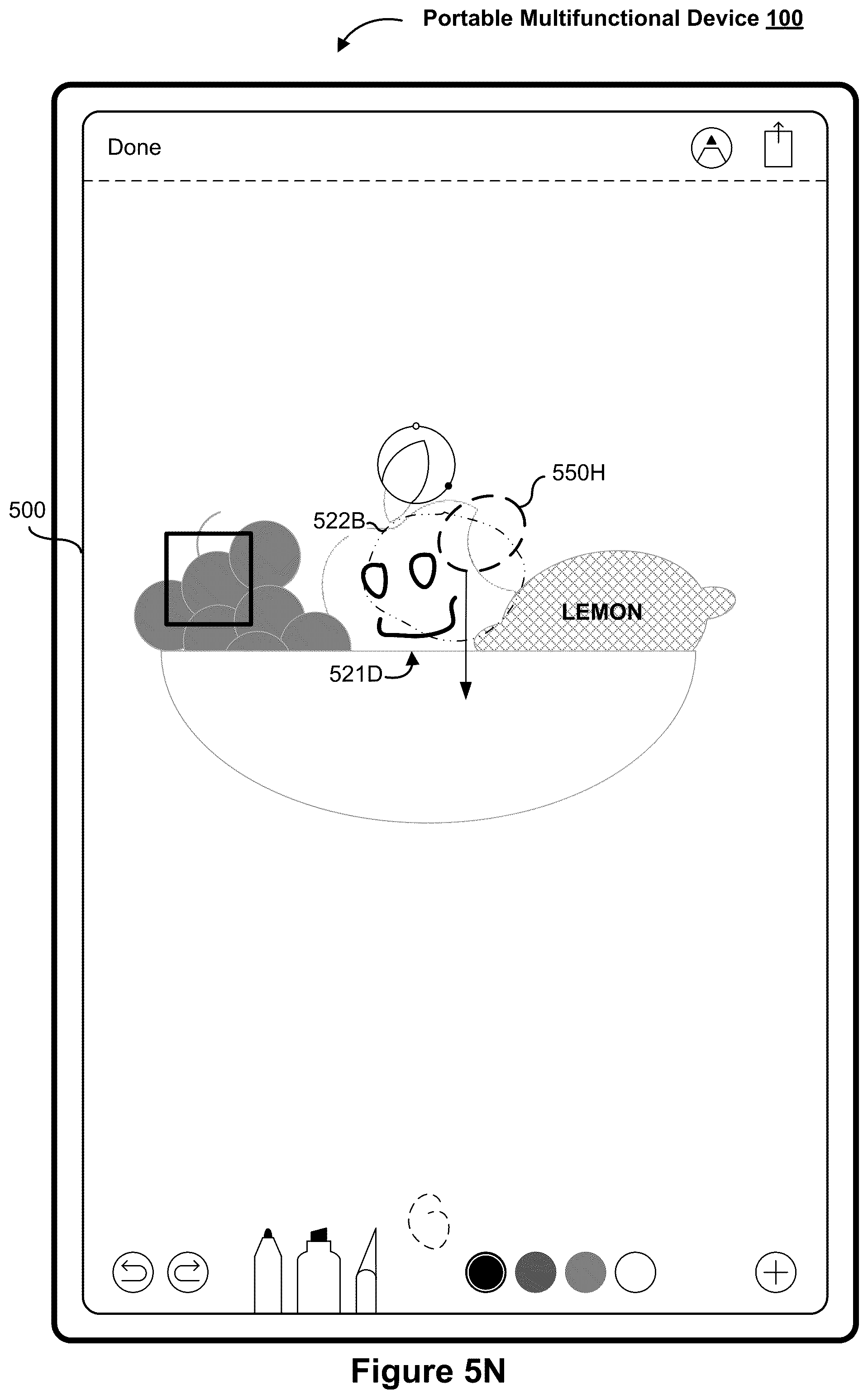 Patent US12321589 Figure 20 – Device, method, and graphical user interface for annotating content