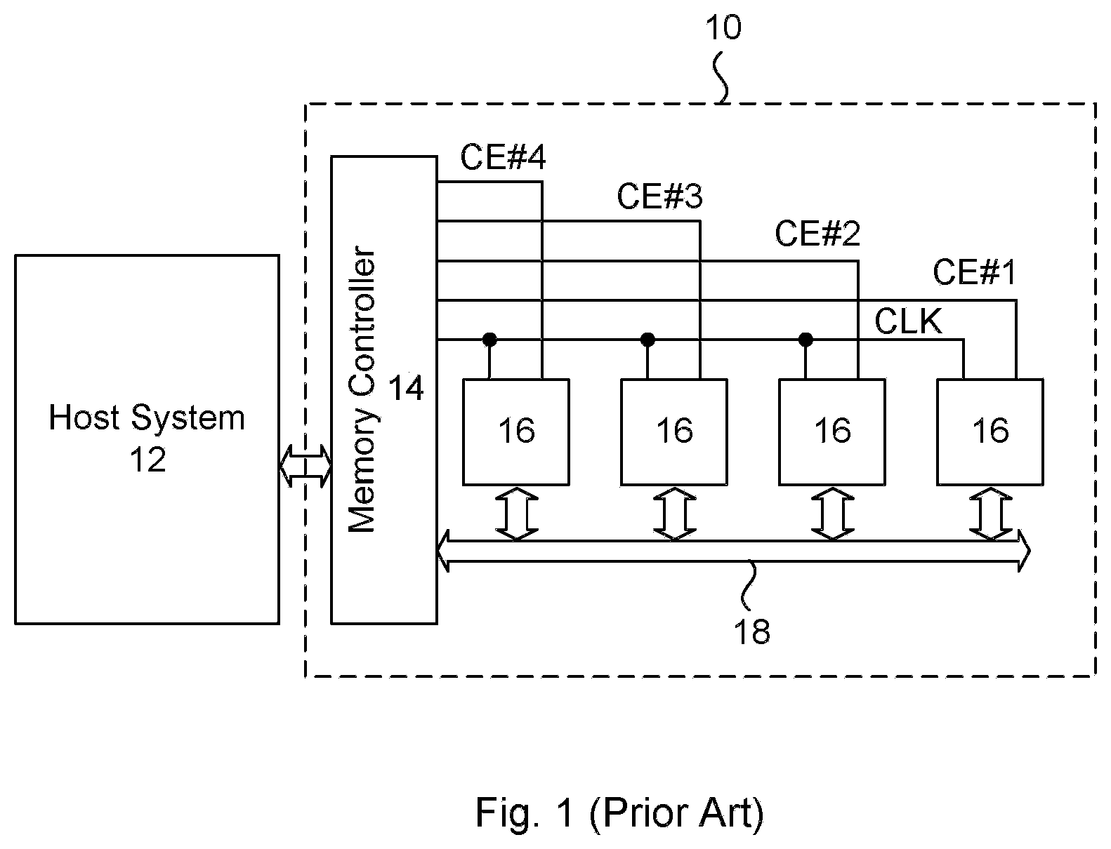 Patent US12321600 — Clock mode determination in a memory system — Figure 1