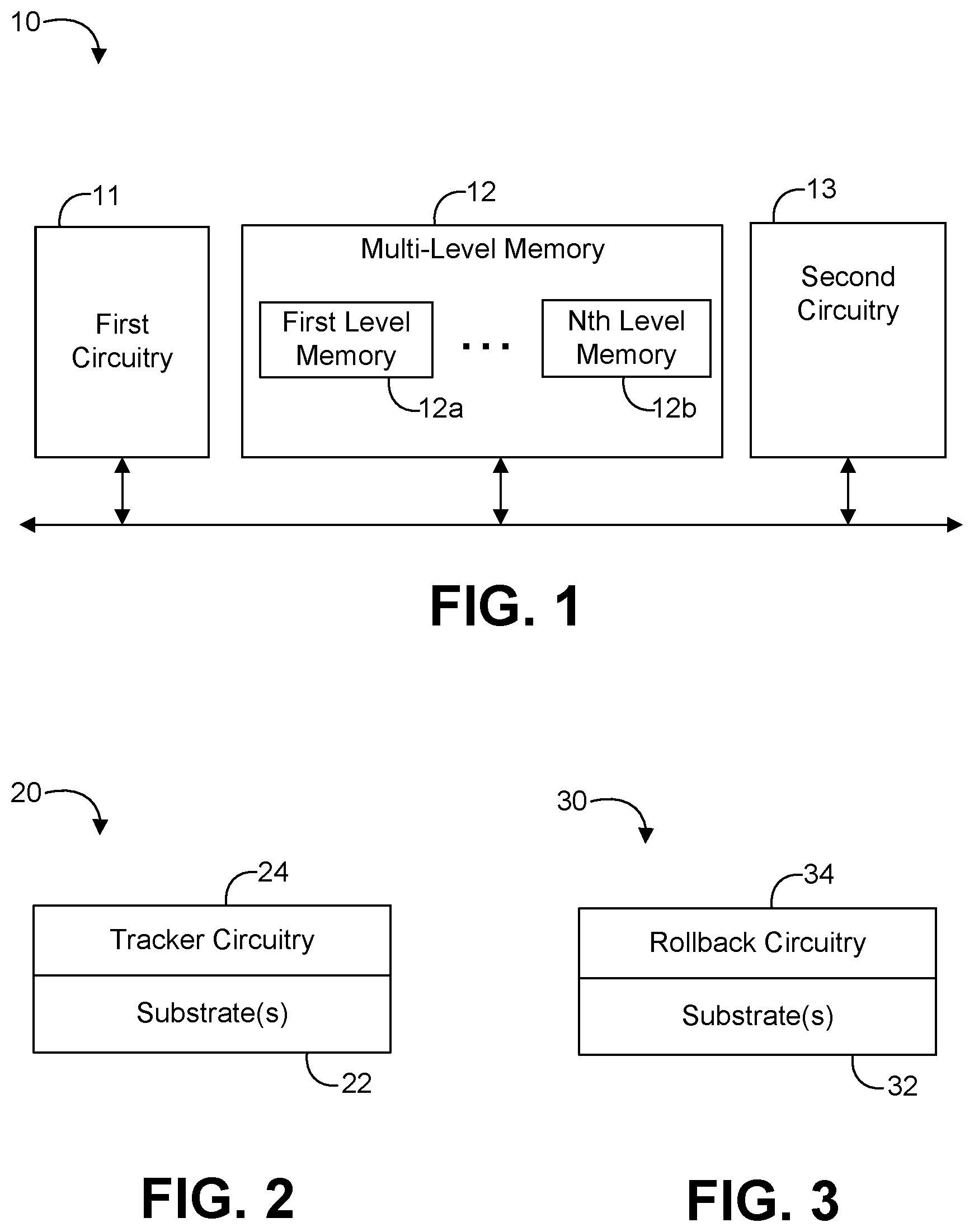 Patent US12321609 — Data rollback for tiered memory and storage — Figure 1