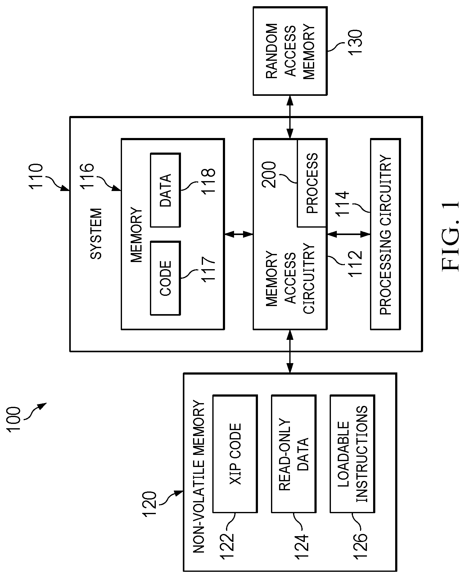 Patent US12321642 — Flash memory access scheduling — Figure 1
