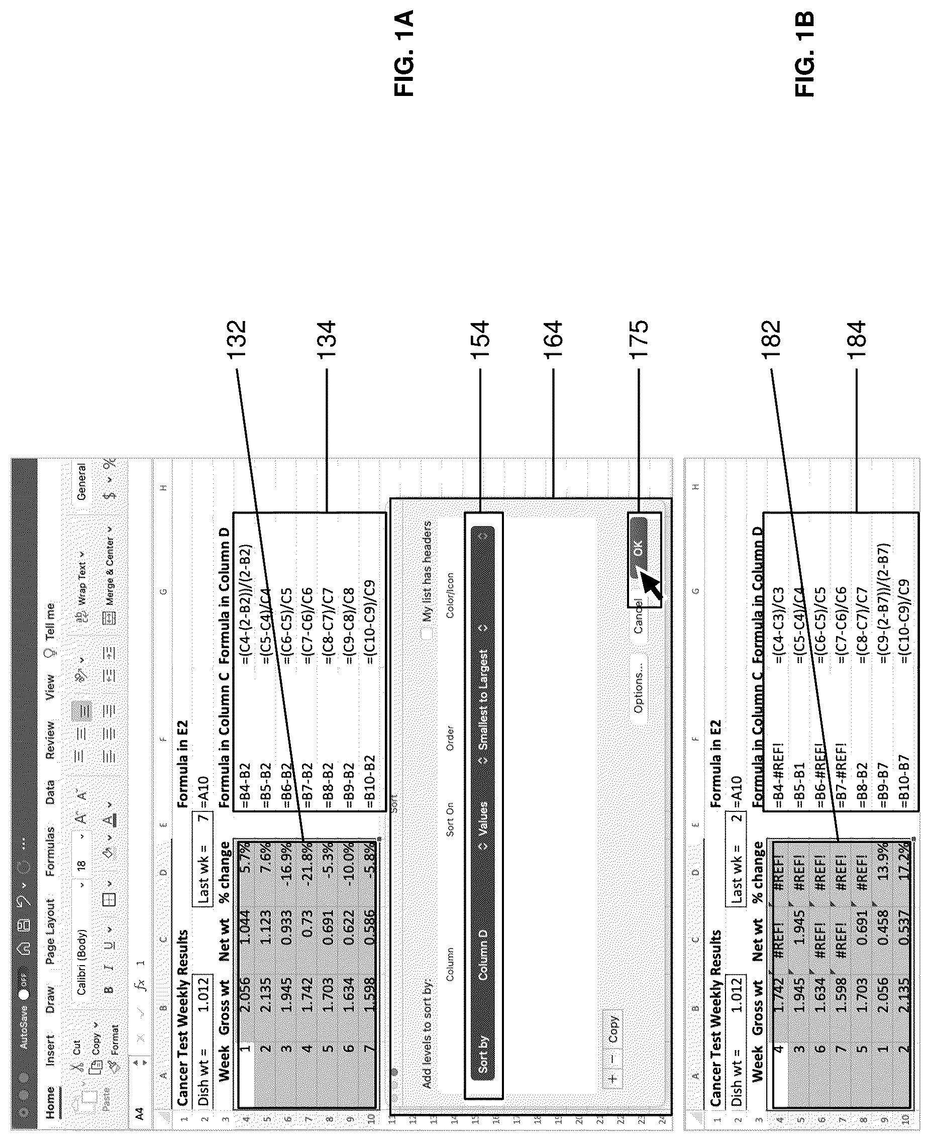 Patent US12321695 — Methods and systems for sorting spreadsheet cells with formulas — Figure 1