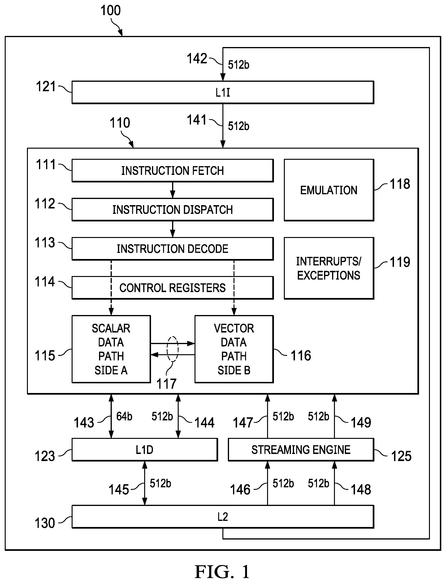 Patent US12321749 Figure 1 – Look up table with data element promotion