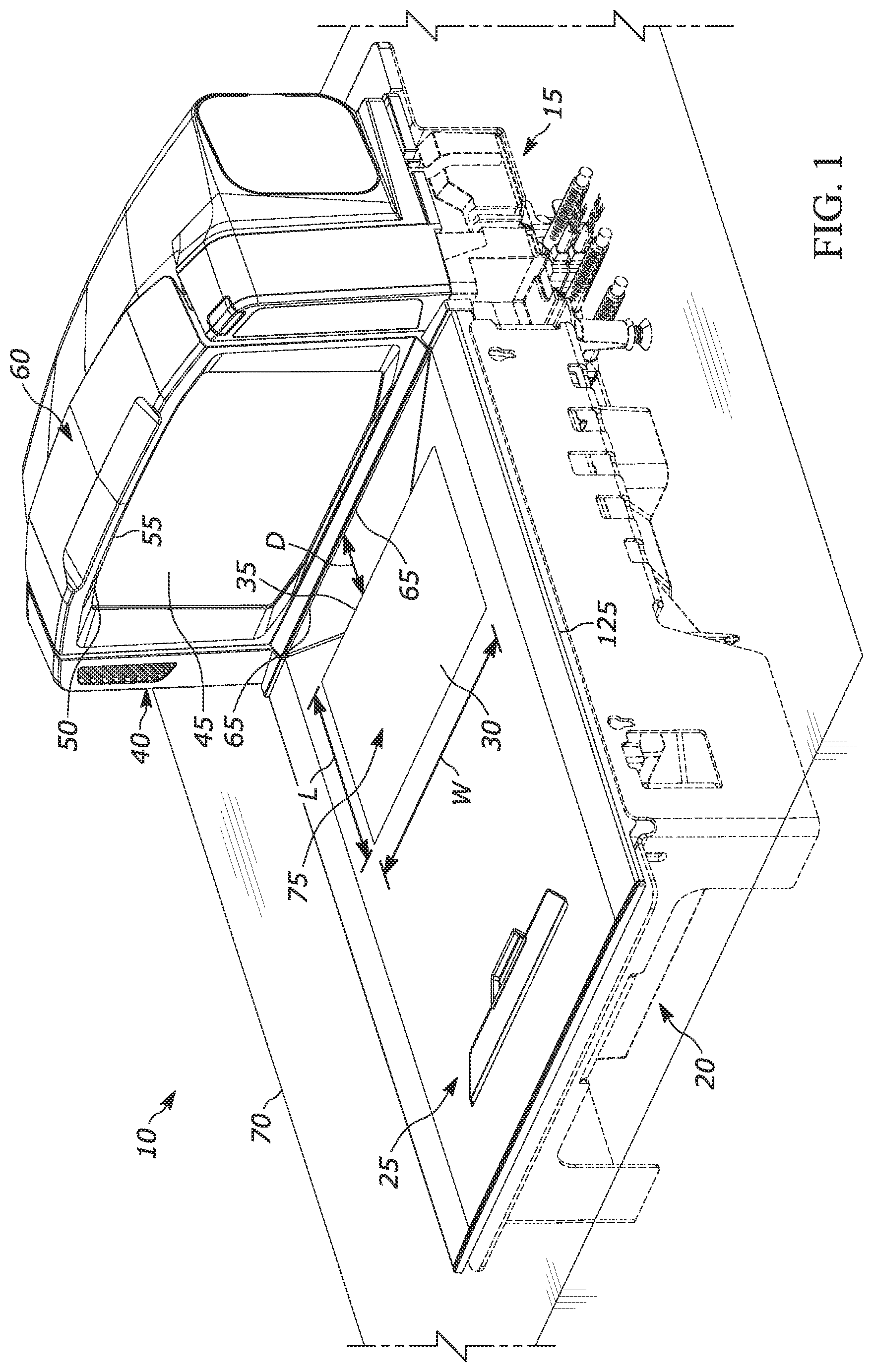 Patent US12321811 — Bioptic barcode reader — Figure 1