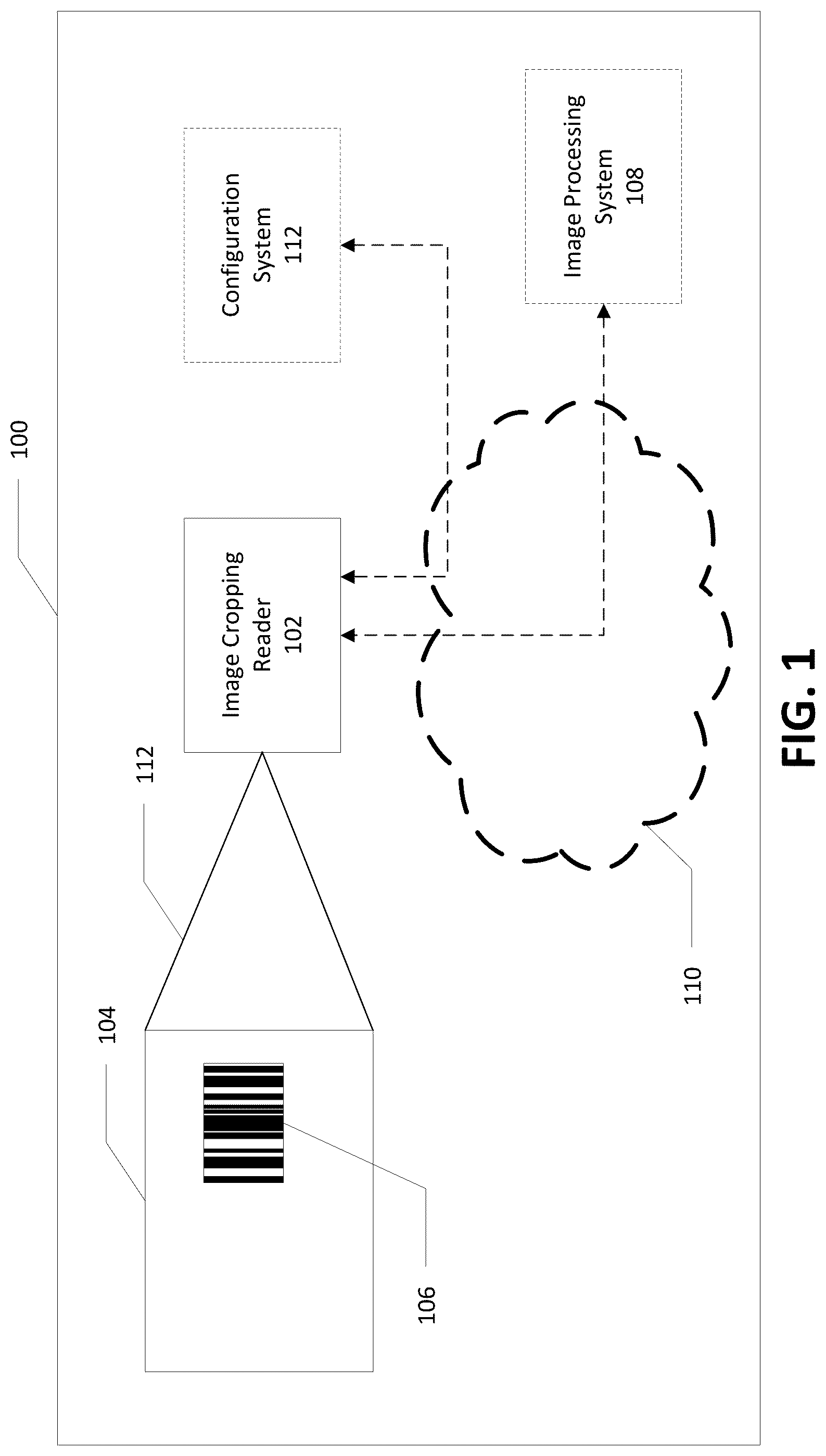 Patent US12321819 — Apparatuses and computer-implemented methods for geometric image cropping for improved image processing — Figure 1