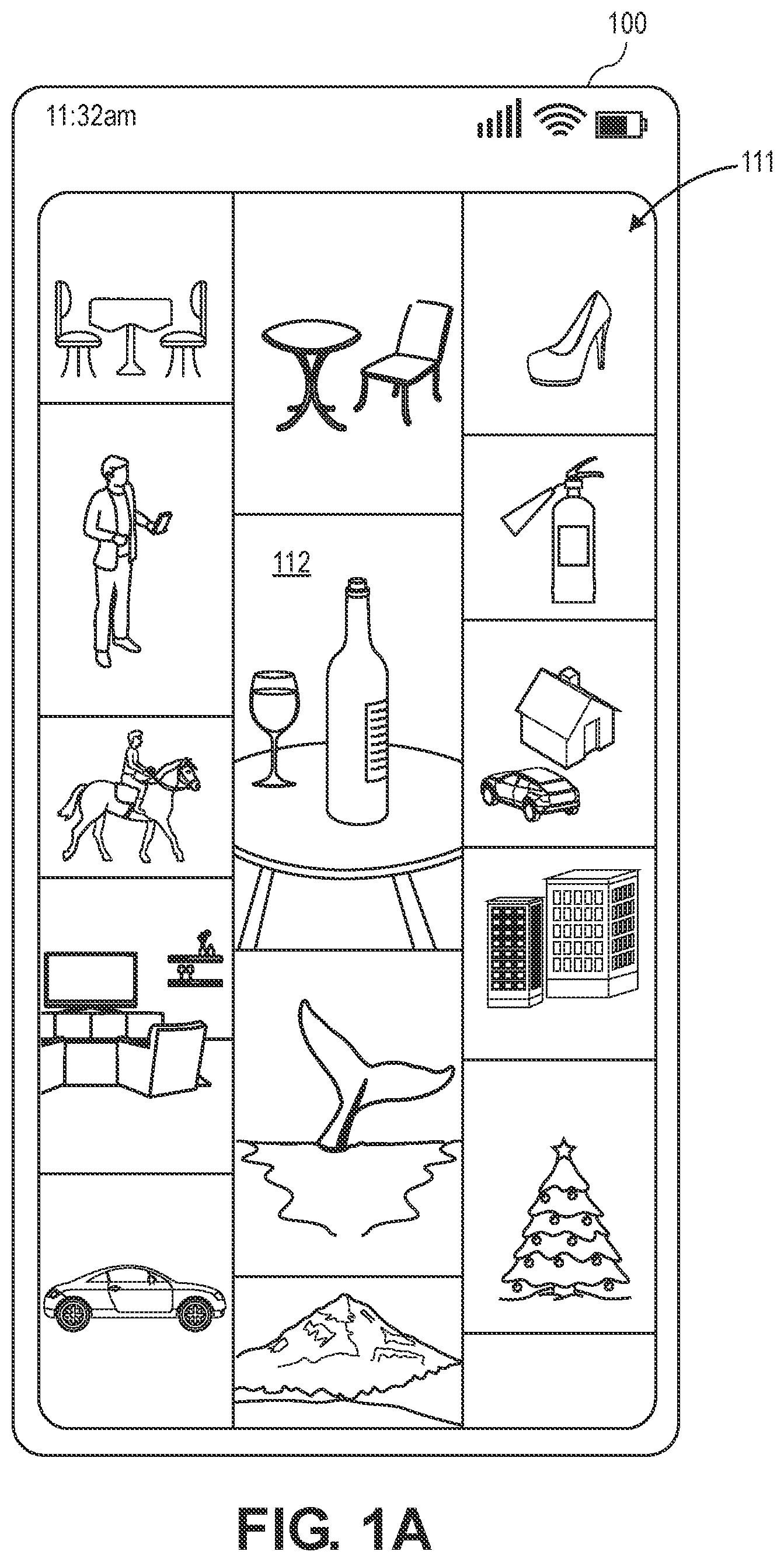 Patent US12322009 Figure 1 – Extracted image segments collage