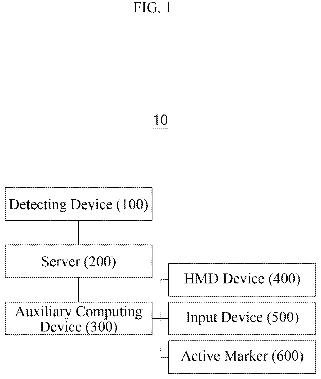 Patent US12322040 — Virtual reality control system — Figure 1