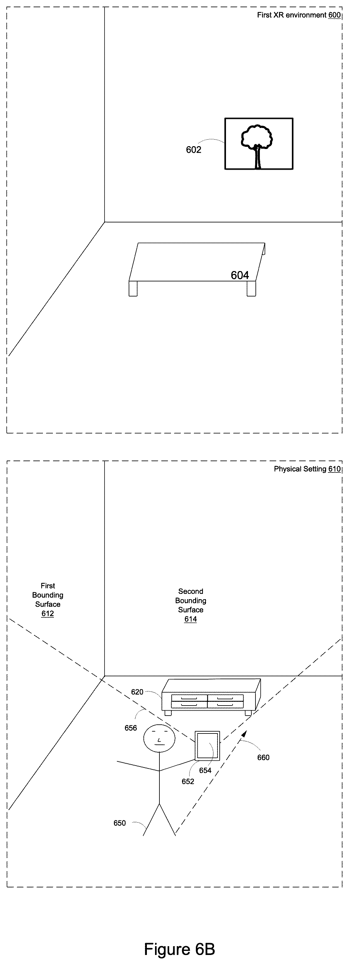 Patent US12322048 Figure 13 – Connecting spatially distinct settings