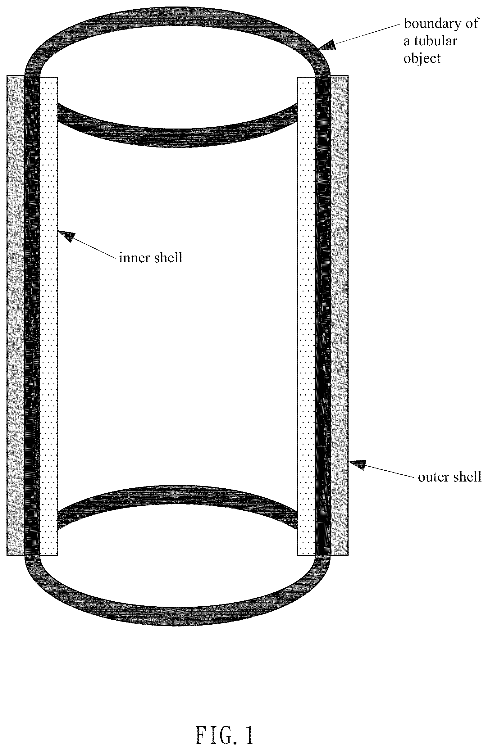 Patent US12322057 — Method for direct manipulation and visualization of the 3D internal structures of a tubular object as they are in reality without any noticeable distortion — Figure 1