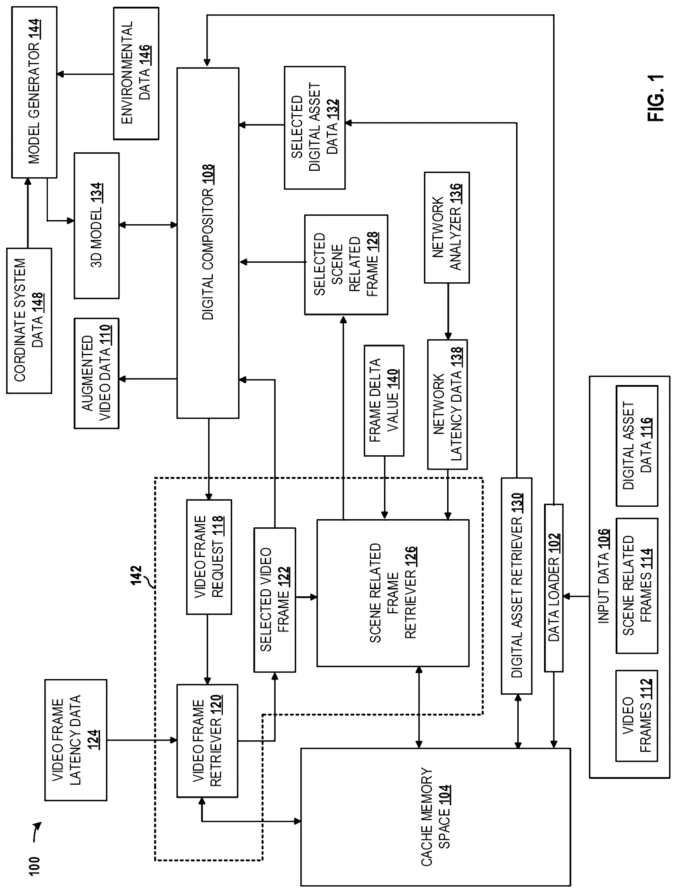 Patent US12322066 — Systems and methods for digital compositing — Figure 1