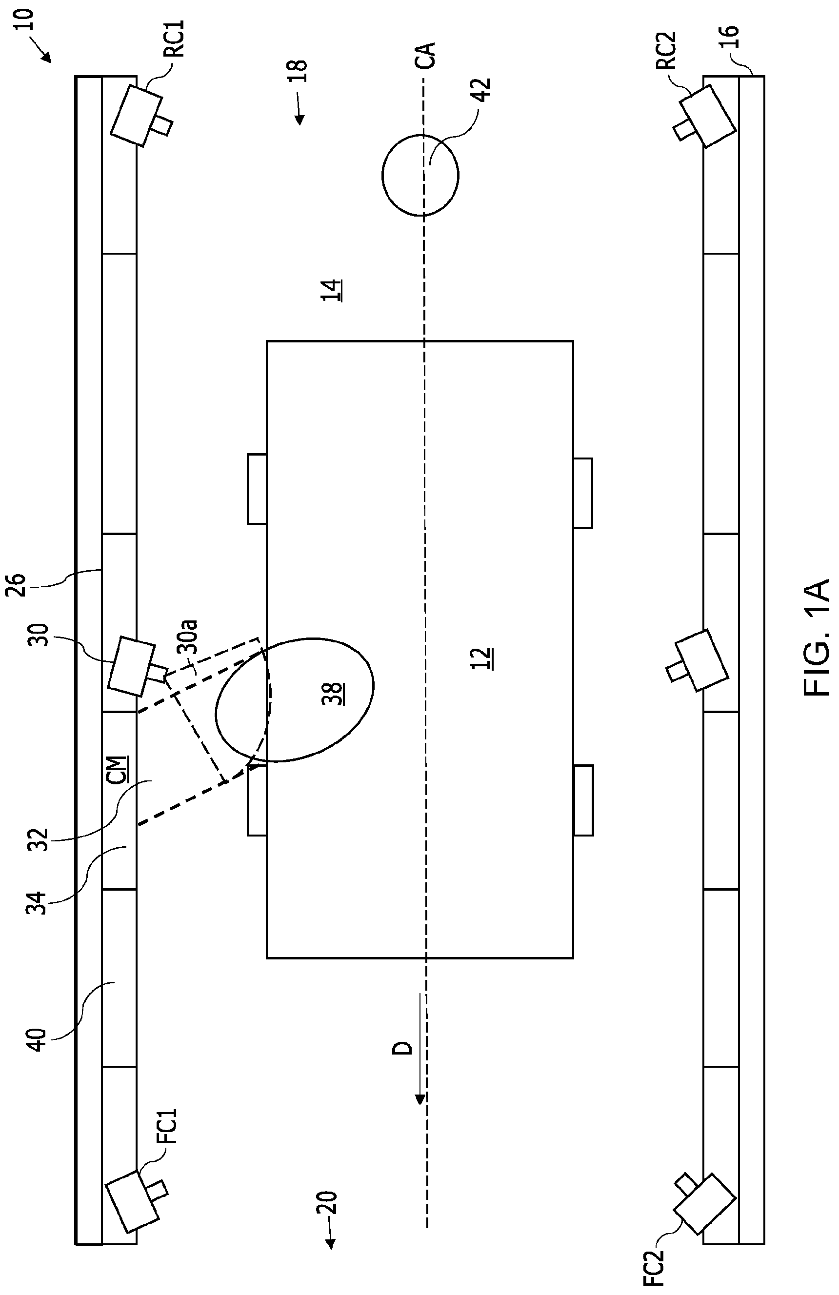 Patent US12322081 — Vehicle imaging station — Figure 1