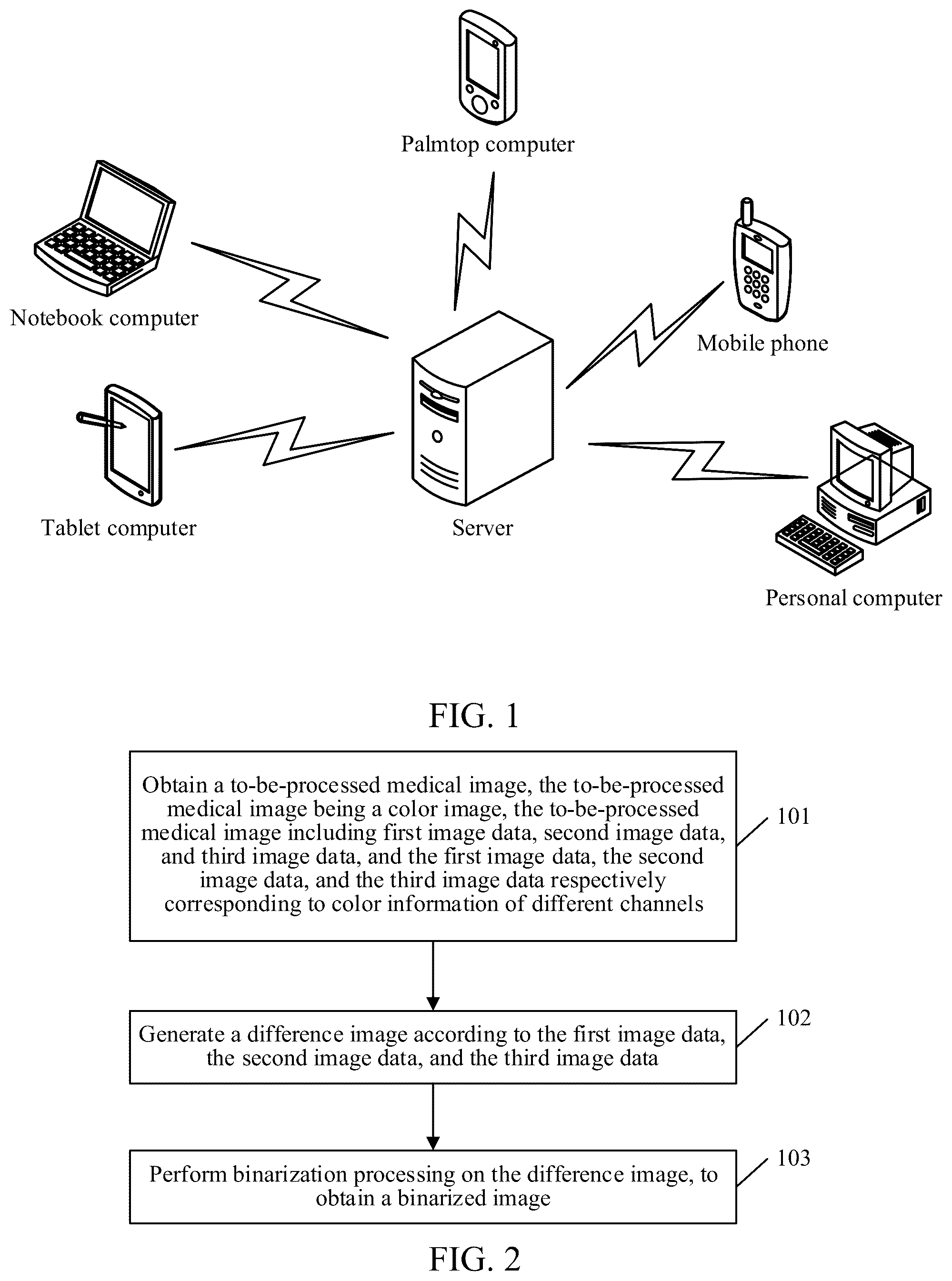 Patent US12322092 — Medical image processing method and apparatus, image processing method and apparatus, terminal and storage medium — Figure 1