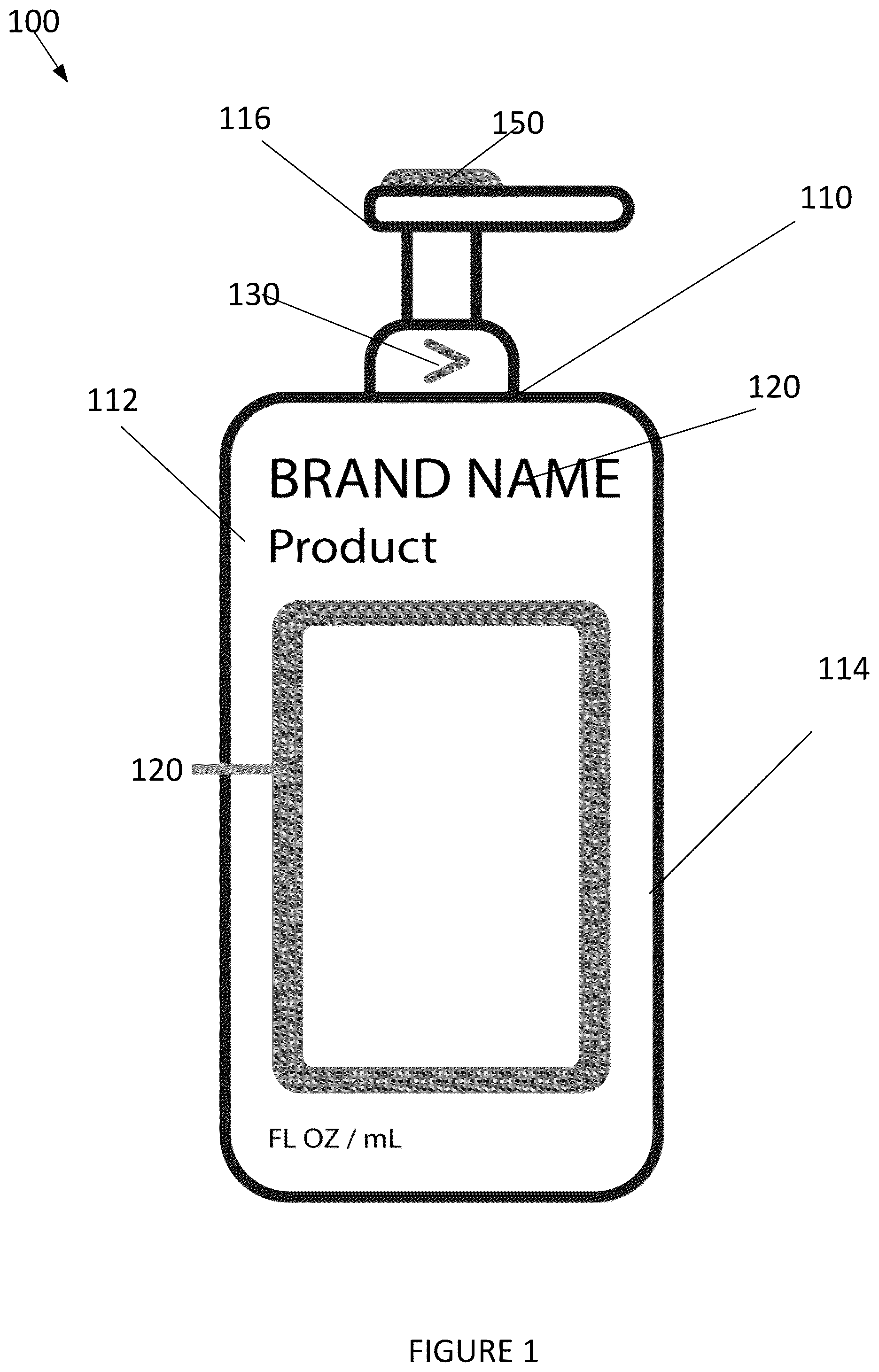 Patent US12322113 — Methods and systems for tactile, touch readable labels on tangible goods — Figure 1