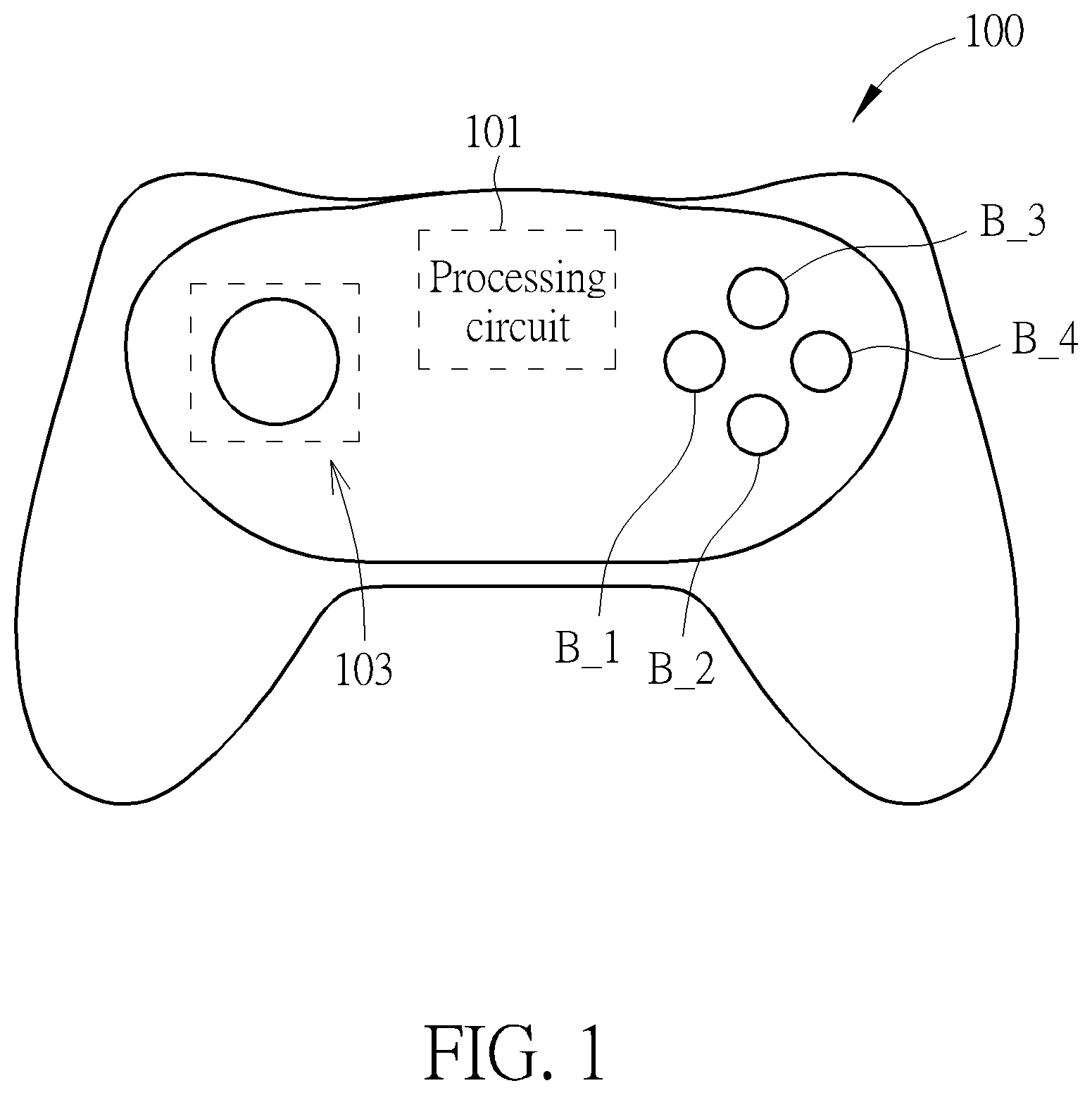 Patent US12322119 — Movement detection method and joystick device which can sensitively detect rotation and translation — Figure 1