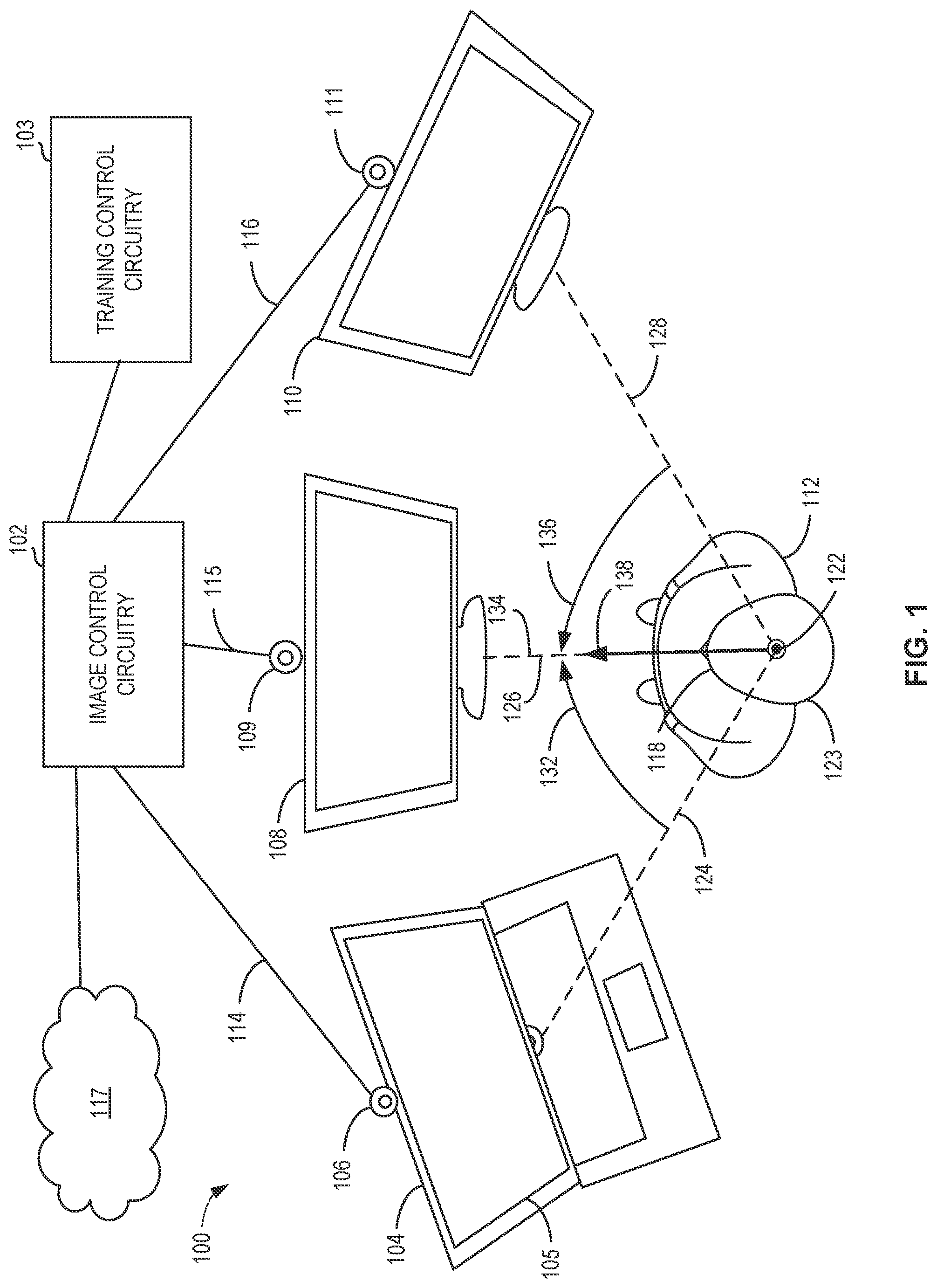 Patent US12322136 — Methods, systems, apparatus, and articles of manufacture for camera image stream selection for electronic user devices — Figure 1
