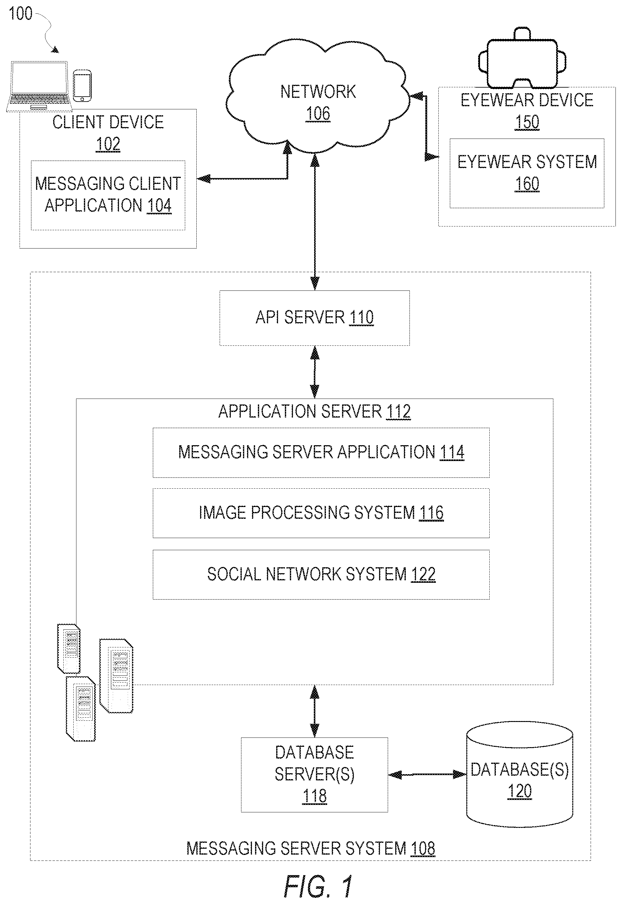 Patent US12322166 Figure 1 – Detection and obfuscation of display screens in augmented reality content