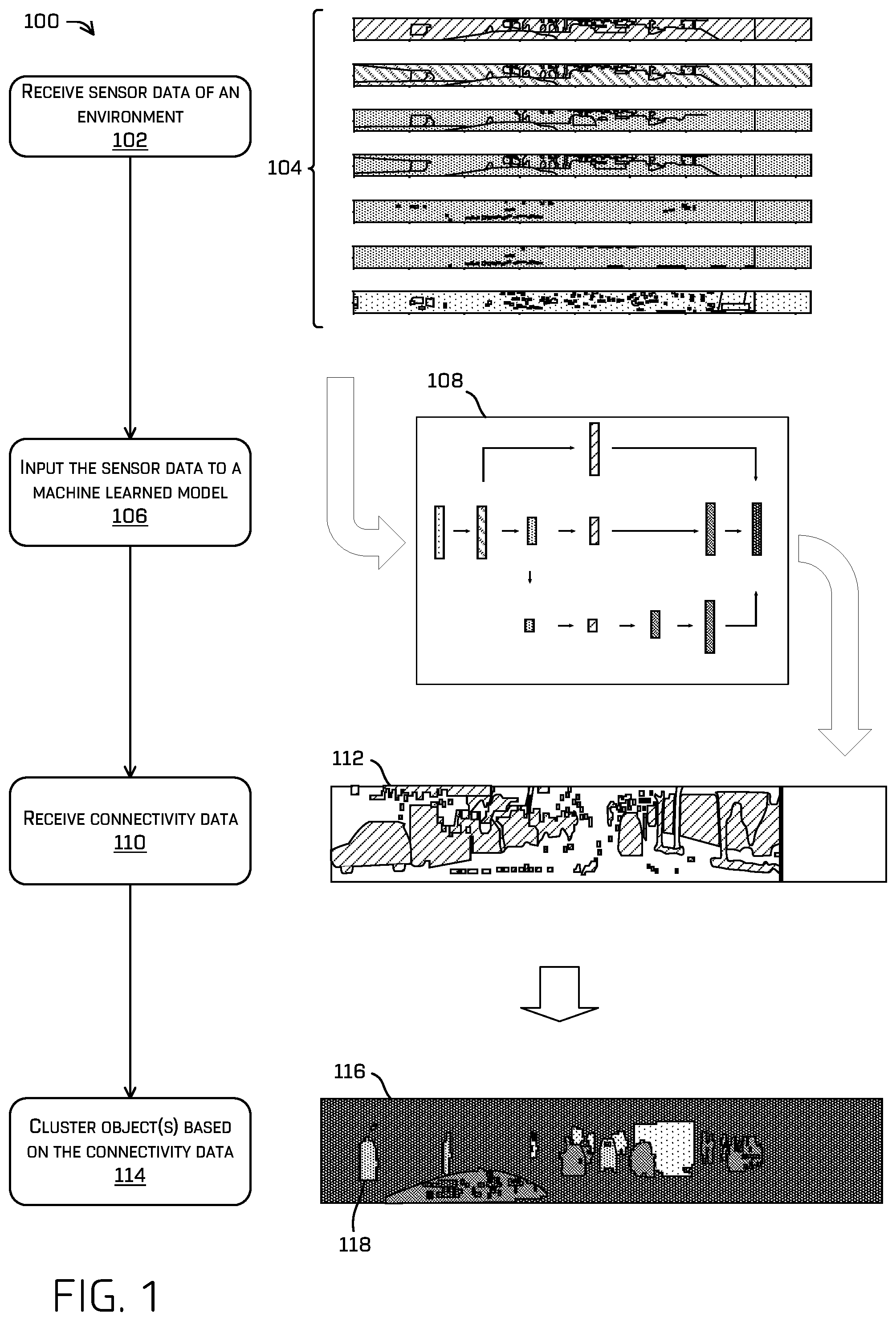 Patent US12322187 — Perception system velocity determination — Figure 1
