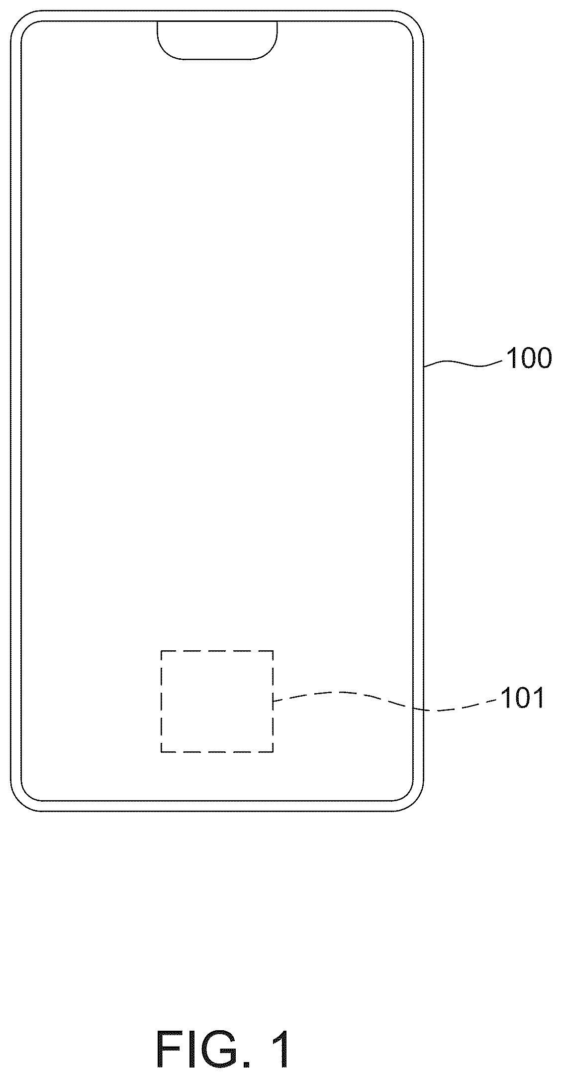 Patent US12322211 — Electronic device unlocked by sequential fingerprints — Figure 1