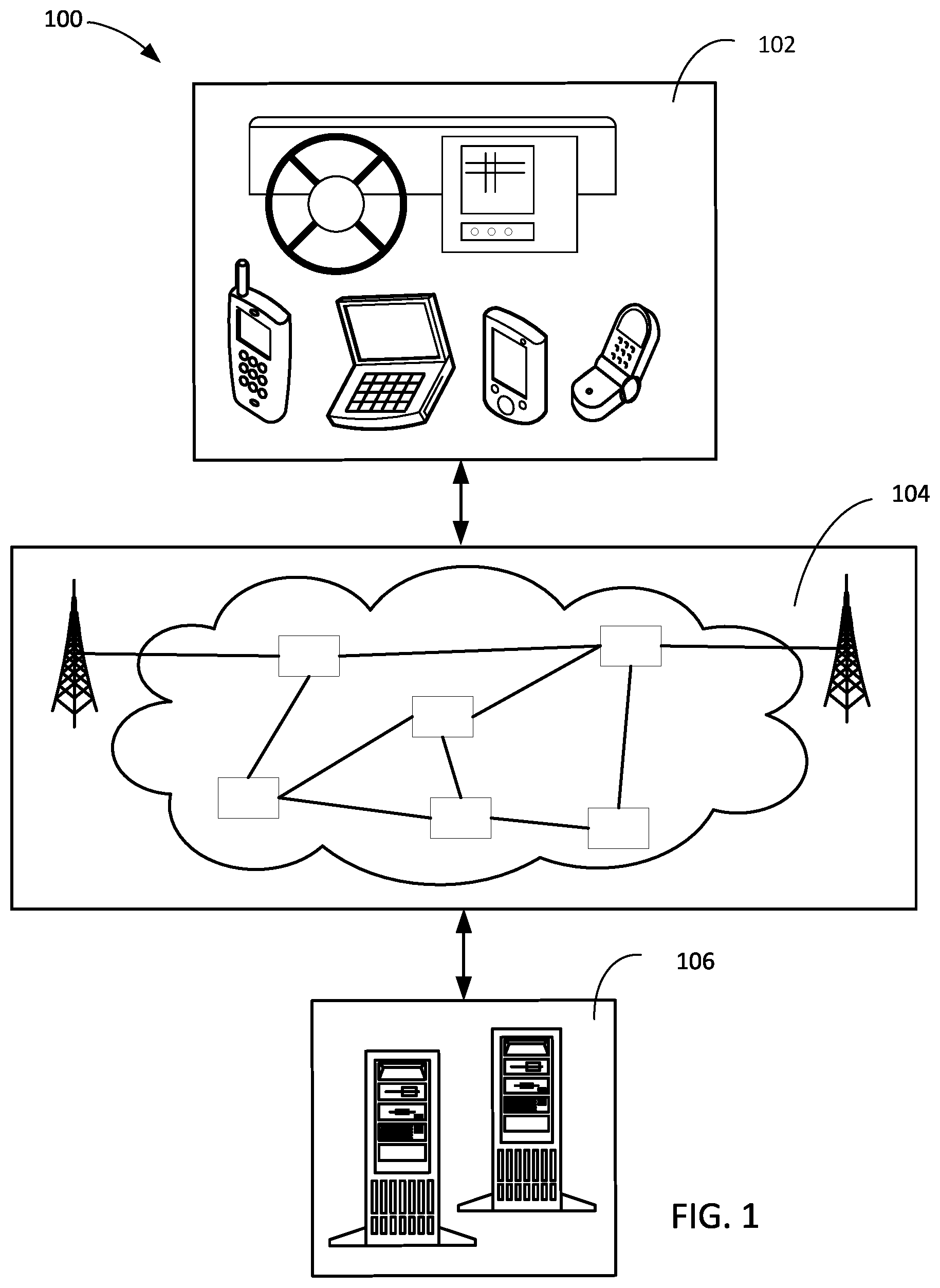 Patent US12322223 — Compute system with controller area network vehicle identification mechanism and method of operation thereof — Figure 1