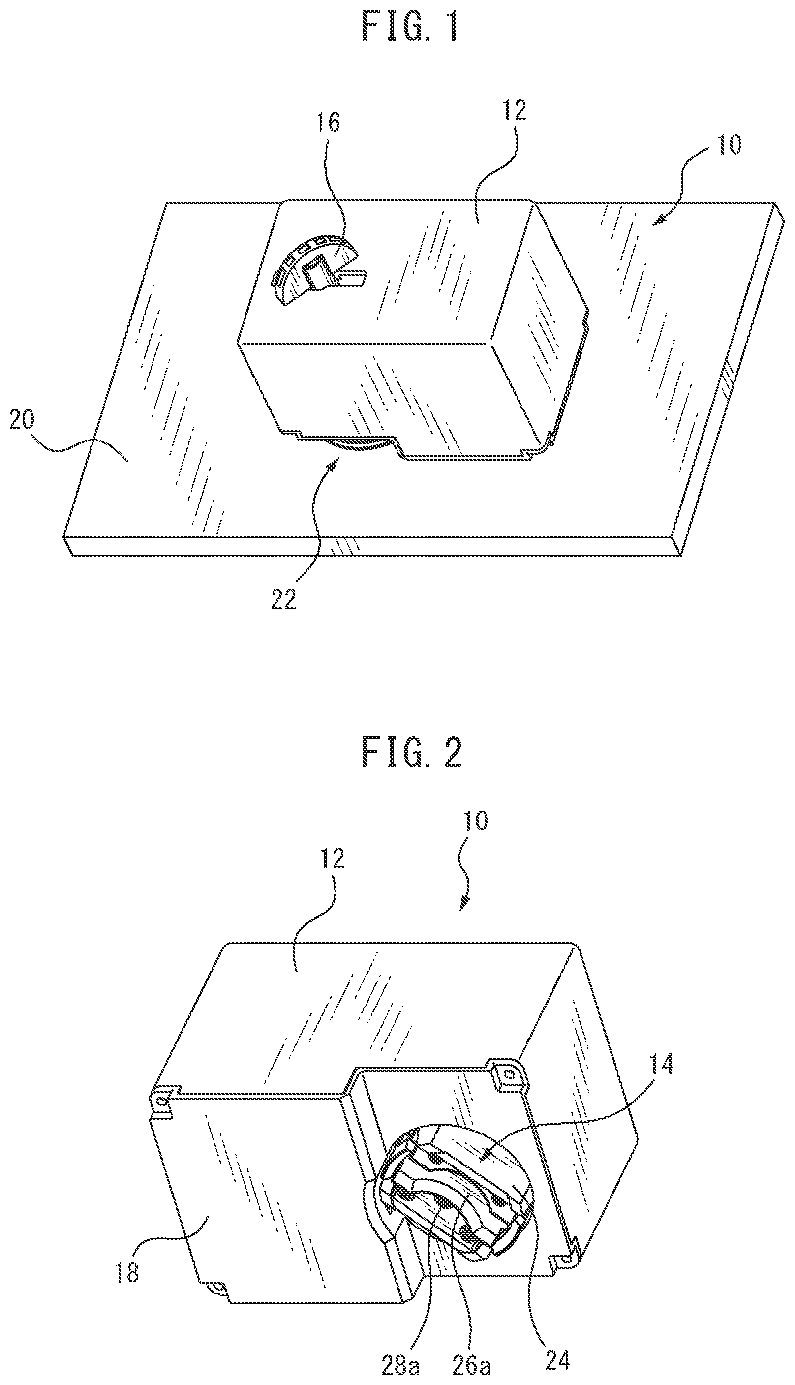 Patent US12322232 — Knob holding structure and smart lock — Figure 1