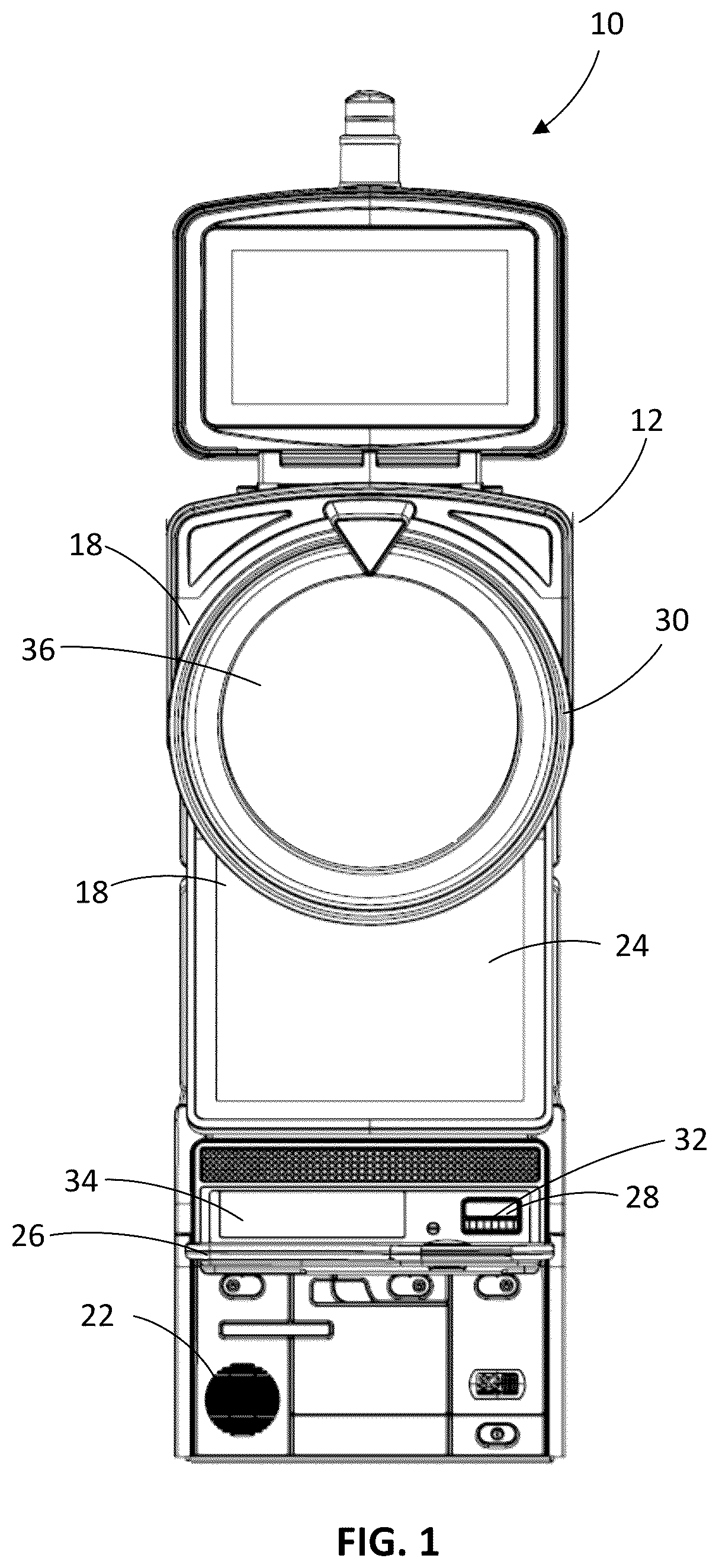 Patent US12322240 Figure 1 – Mechanical wheel with rotatable mechanical bezel
