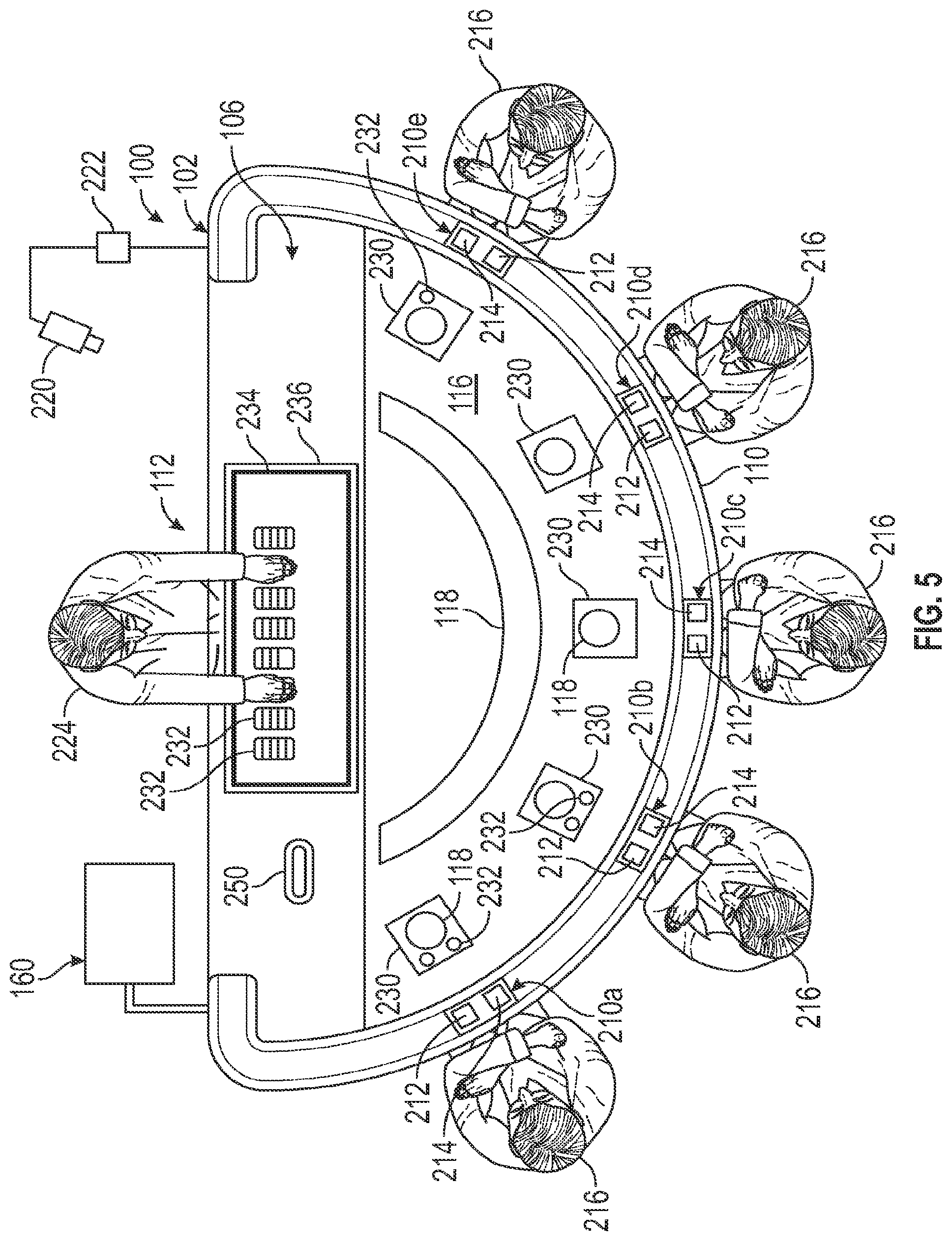 Patent US12322242 Figure 8 – Gaming systems and methods for providing a table game with visual effects