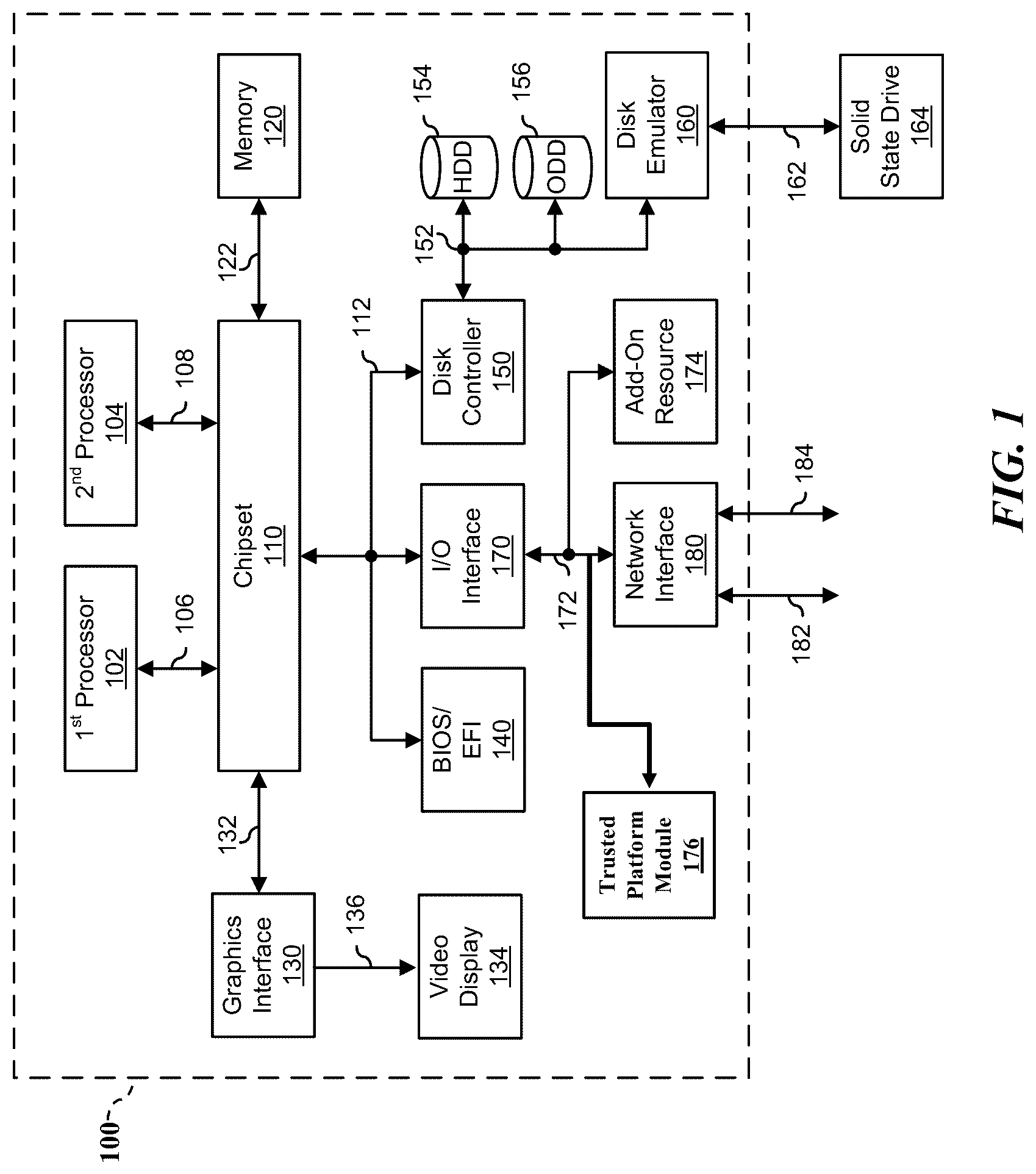 Patent US12322244 — Game space performance awareness — Figure 1