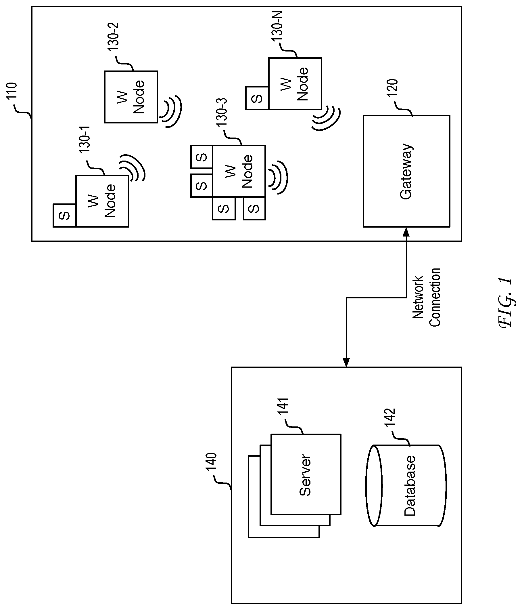 Patent US12322283 — Method and apparatus for collection of sensor data using a sensor module — Figure 1