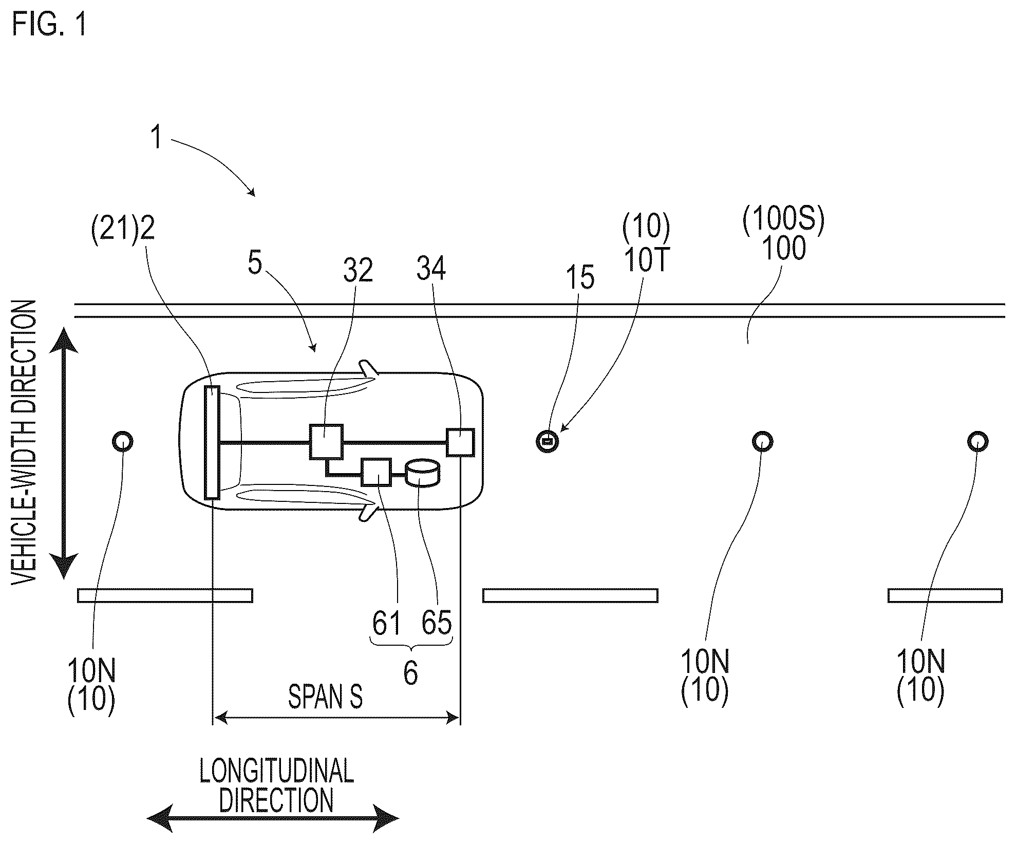 Patent US12322285 — Information acquisition method and vehicular system — Figure 1