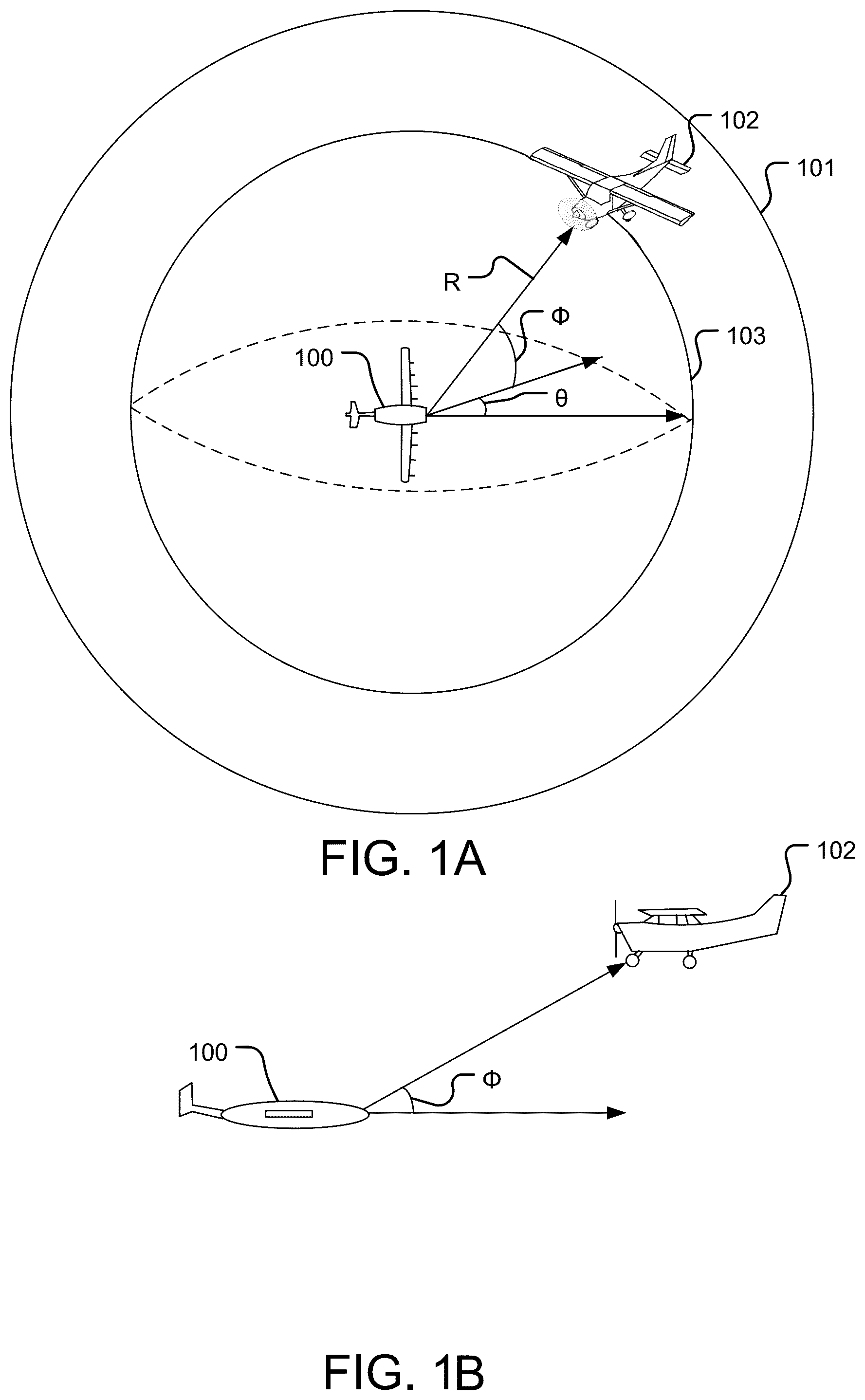 Patent US12322292 — Acoustic based detection and avoidance for aircraft — Figure 1