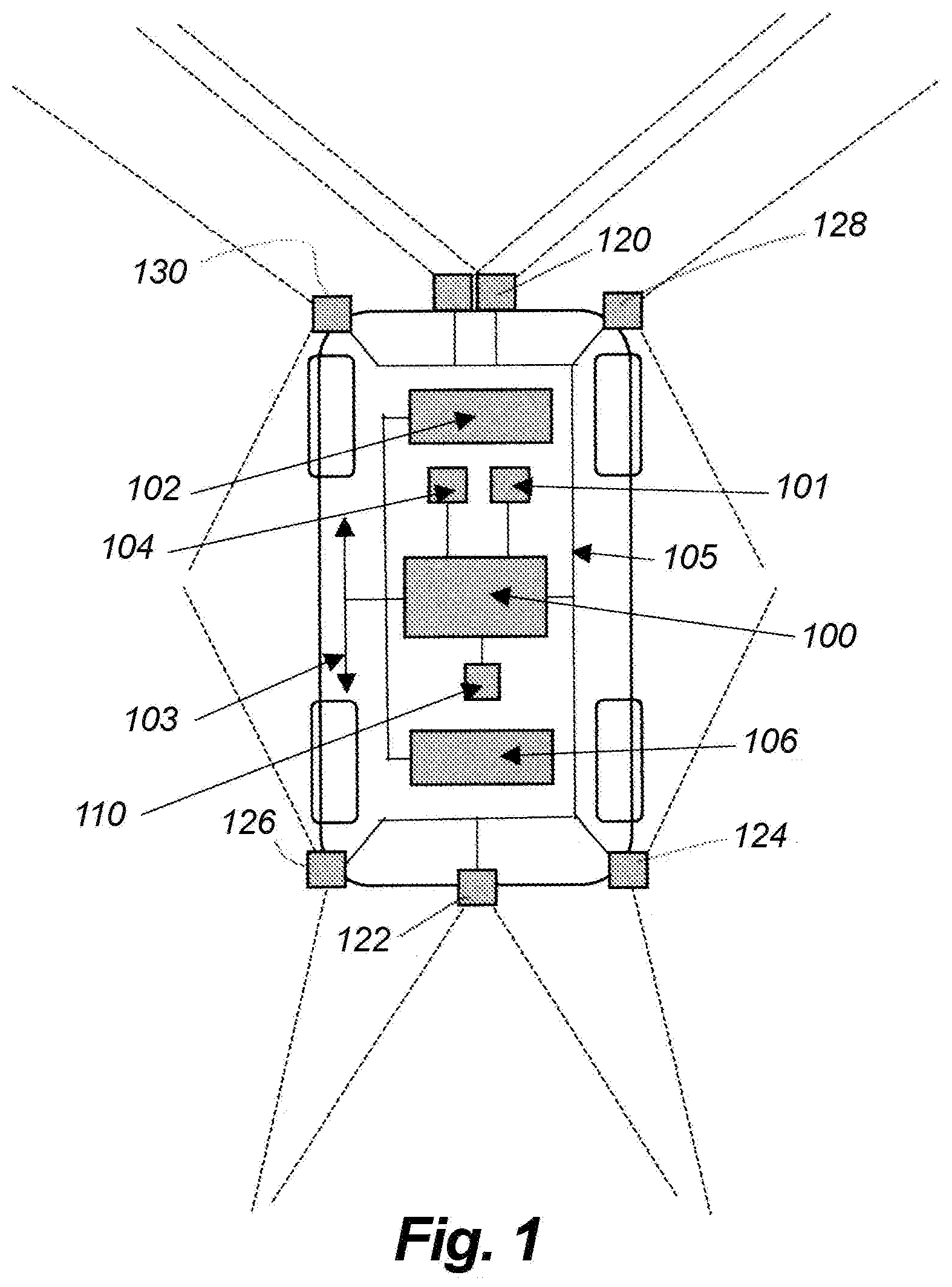 Patent US12322294 — Autonomous transportation system and methods — Figure 1