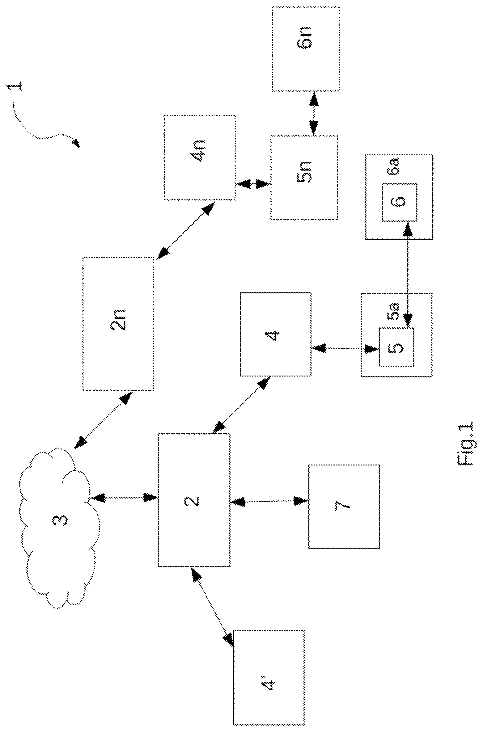 Patent US12322297 — Orientation aid system for blind people — Figure 1