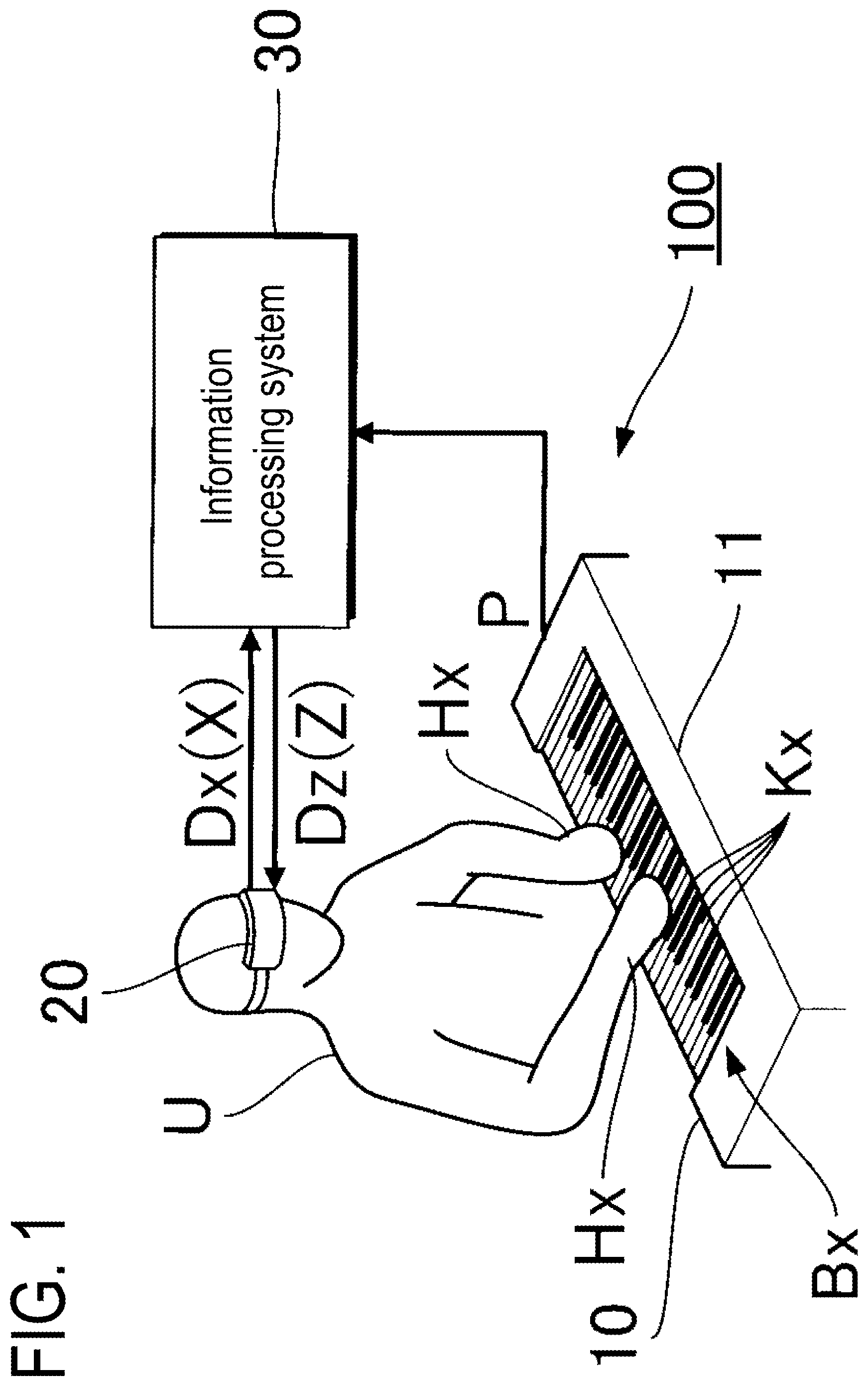 Patent US12322300 — Information processing system and computer system implemented method of processing information — Figure 1
