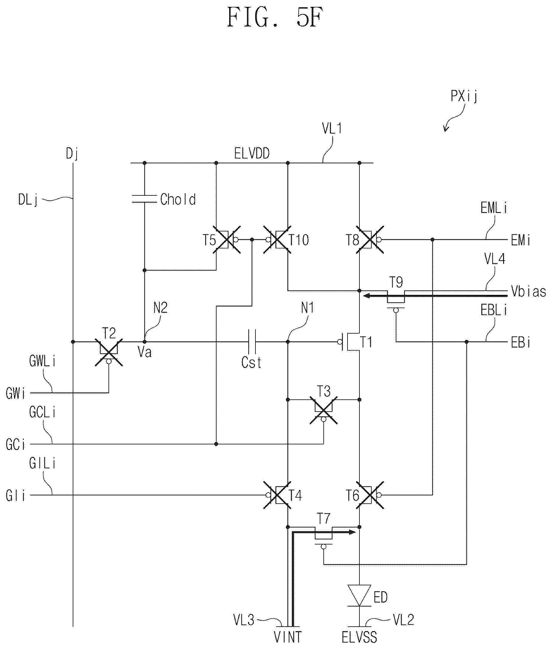 Patent US12322328 Figure 12 – Pixel and display device capable of operating at high operating frequency