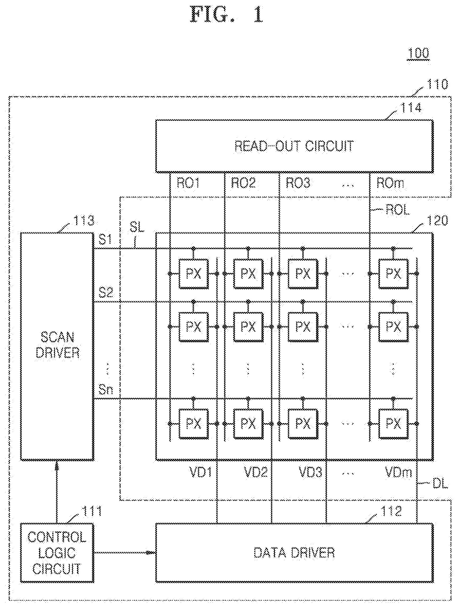 Patent US12322338 — Display panel and display device — Figure 1
