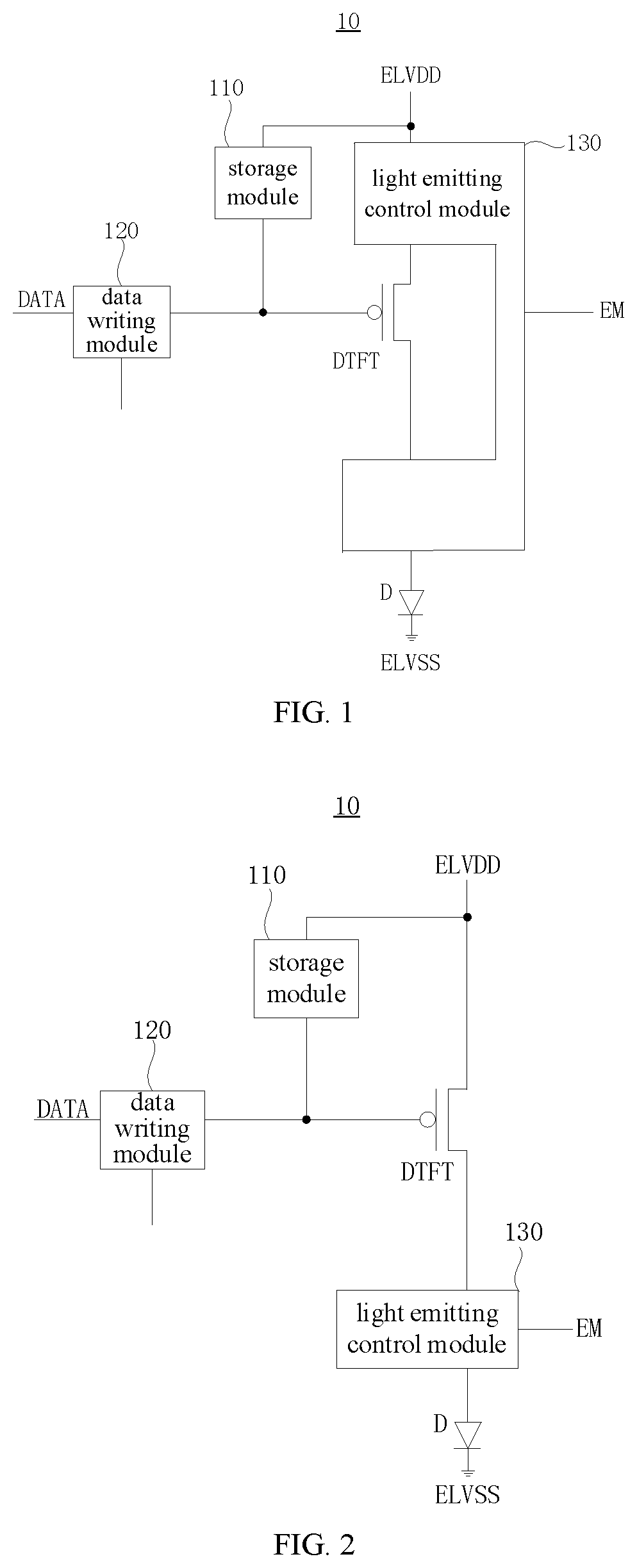 Patent US12322340 — Pixel circuit, display panel and brightness compensation method thereof — Figure 1