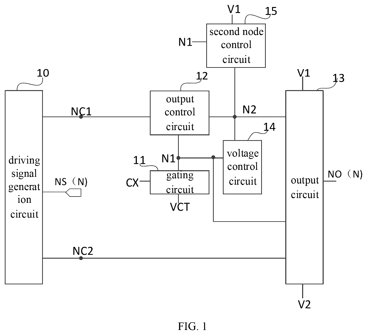 Patent US12322343 — Driving circuit, driving method, driving module and display device — Figure 1