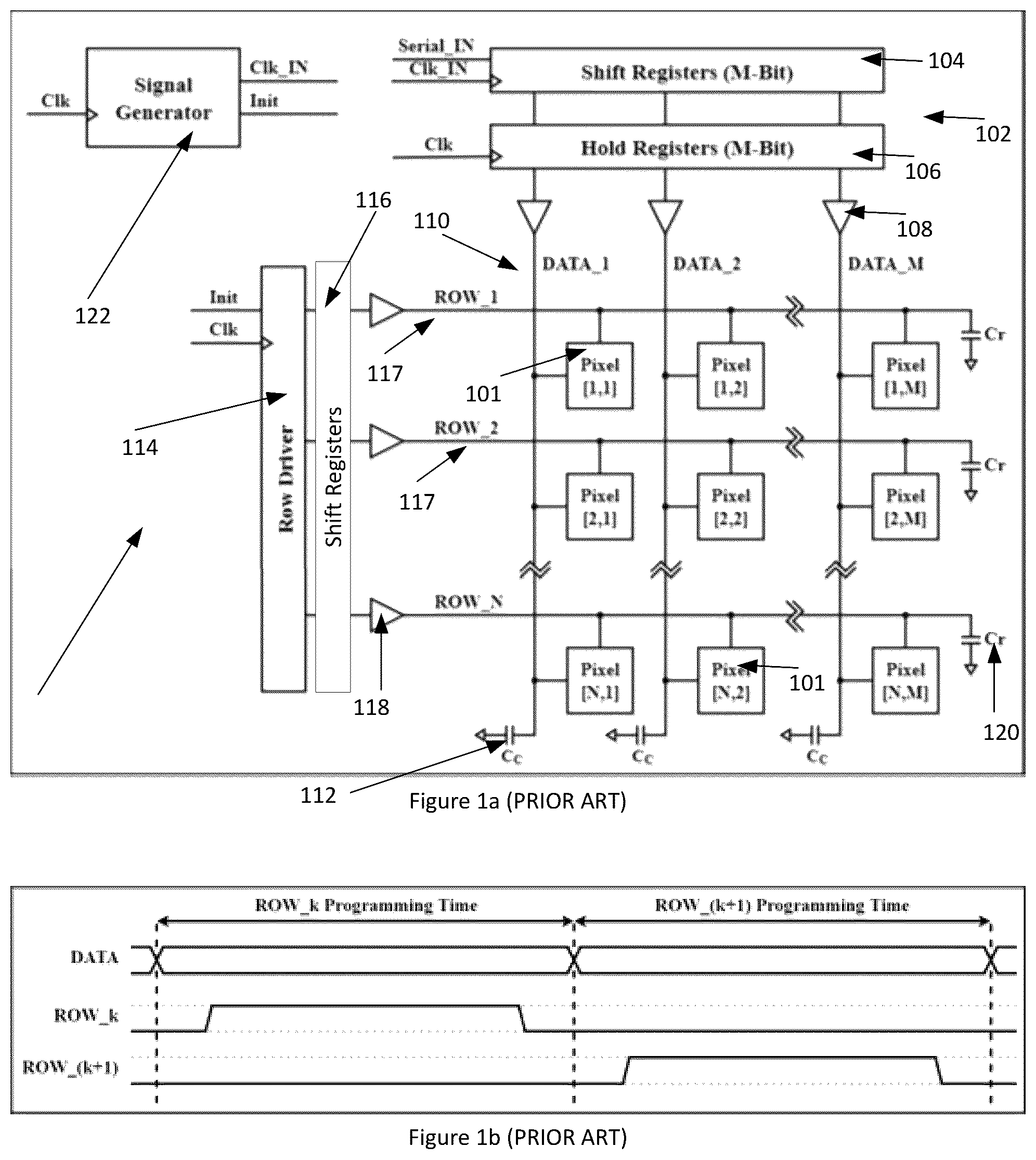 Patent US12322348 — Low-power active matrix display with row and/or data driver energy recycling techniques — Figure 1