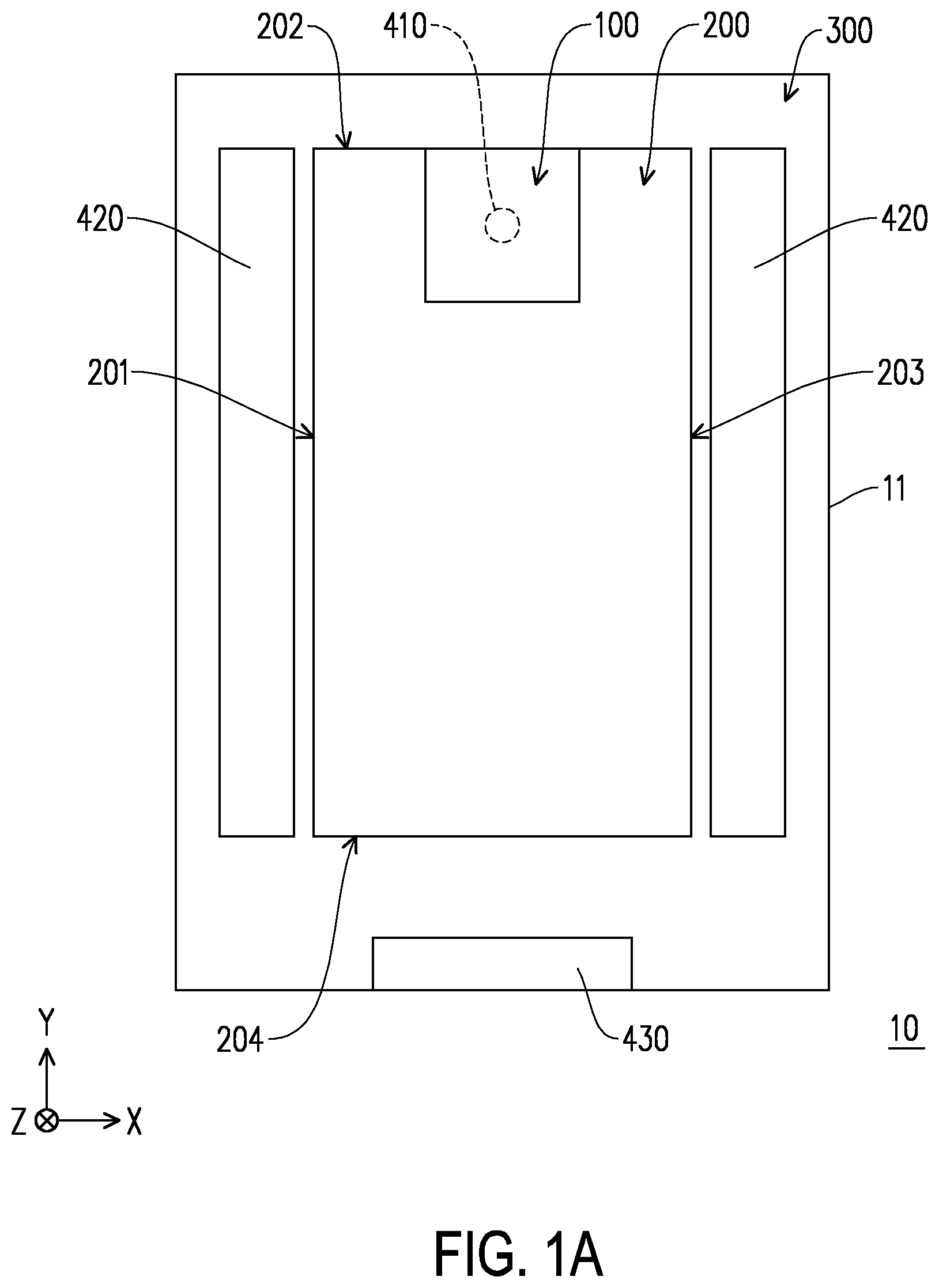 Patent US12322354 — Display device — Figure 1
