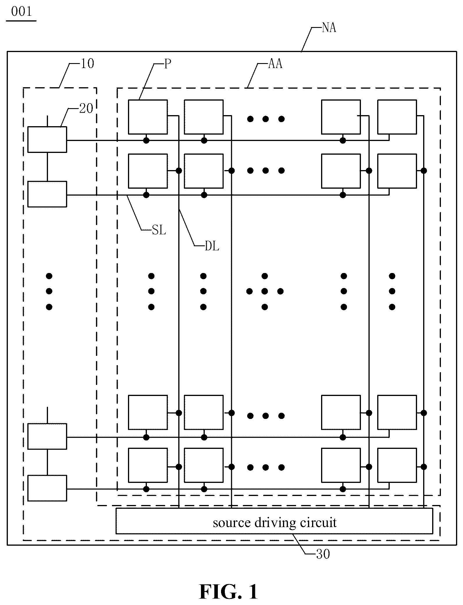 Patent US12322355 — Display panel, display panel driving method and display device — Figure 1