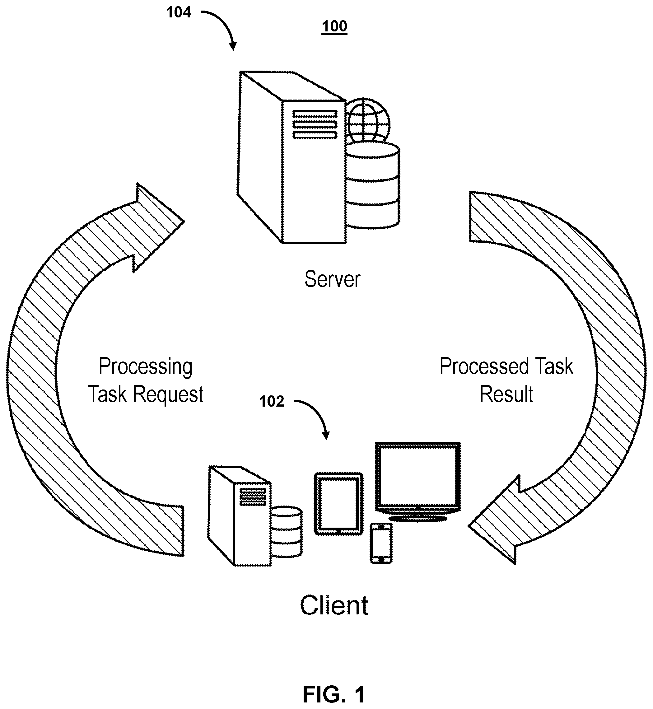 Patent US12322395 — Methods and systems for propagating a stopping condition in a distributed multiple-producer, multiple-consumer system — Figure 1
