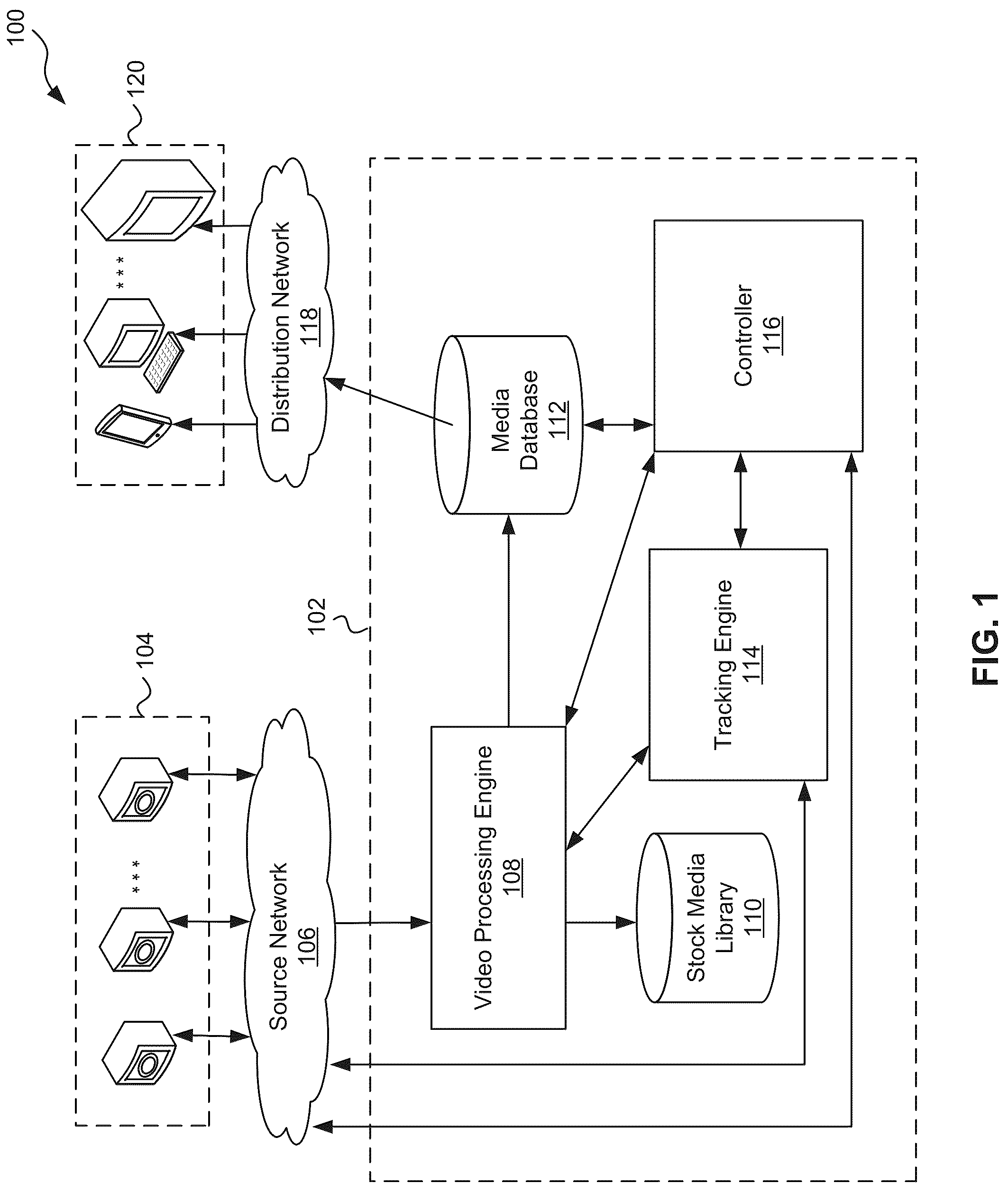 Patent US12322417 Figure 1 – Systems and methods for generating video compilations for tracked activities