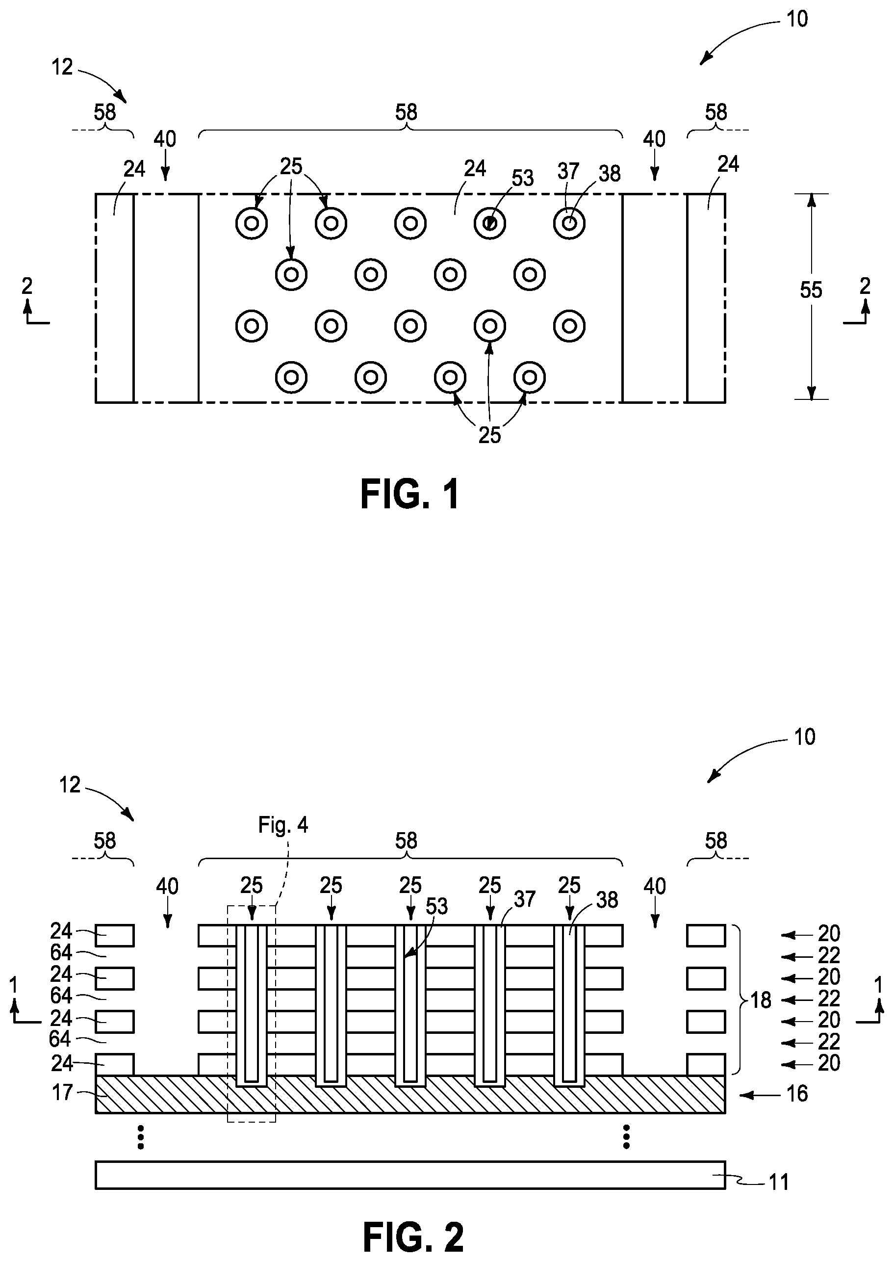 Patent US12322443 — Memory arrays comprising strings of memory cells and methods used in forming a memory array comprising strings of memory cells — Figure 1