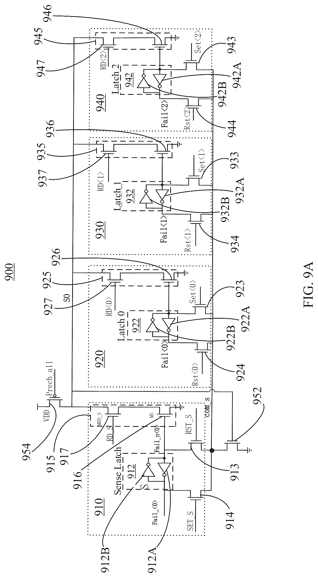 Patent US12322465 Figure 7 – Digital verify failbit count (VFC) circuit