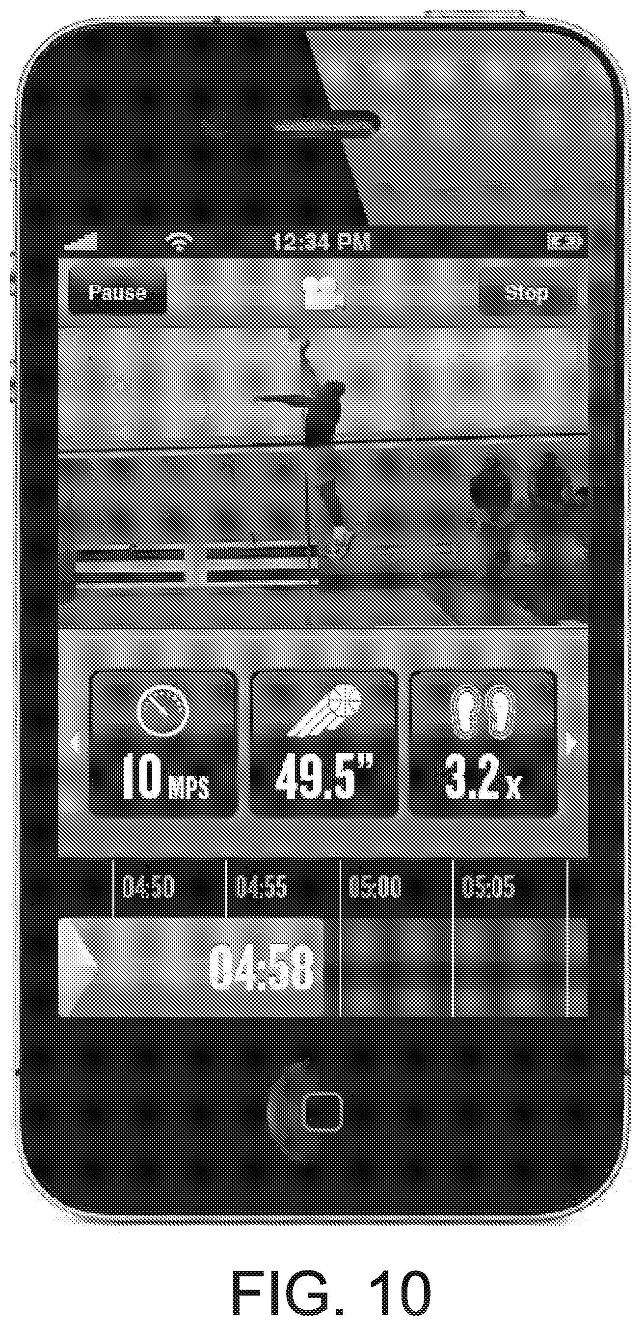 Patent US12322489 Figure 12 – Systems and methods for time-based athletic activity measurement and display