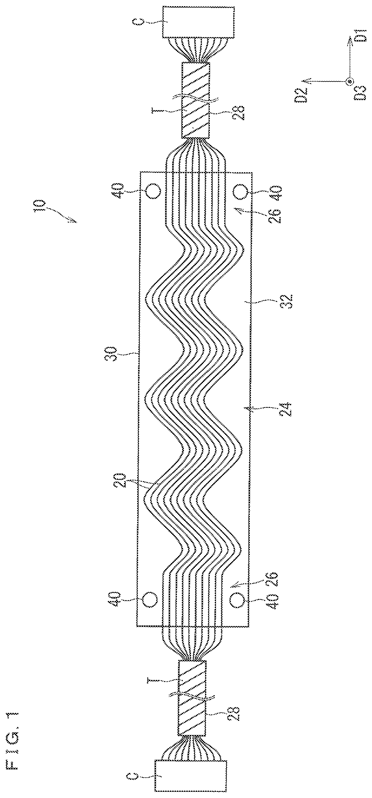 Patent US12322529 — Wiring member and device with movable part provided with same — Figure 1