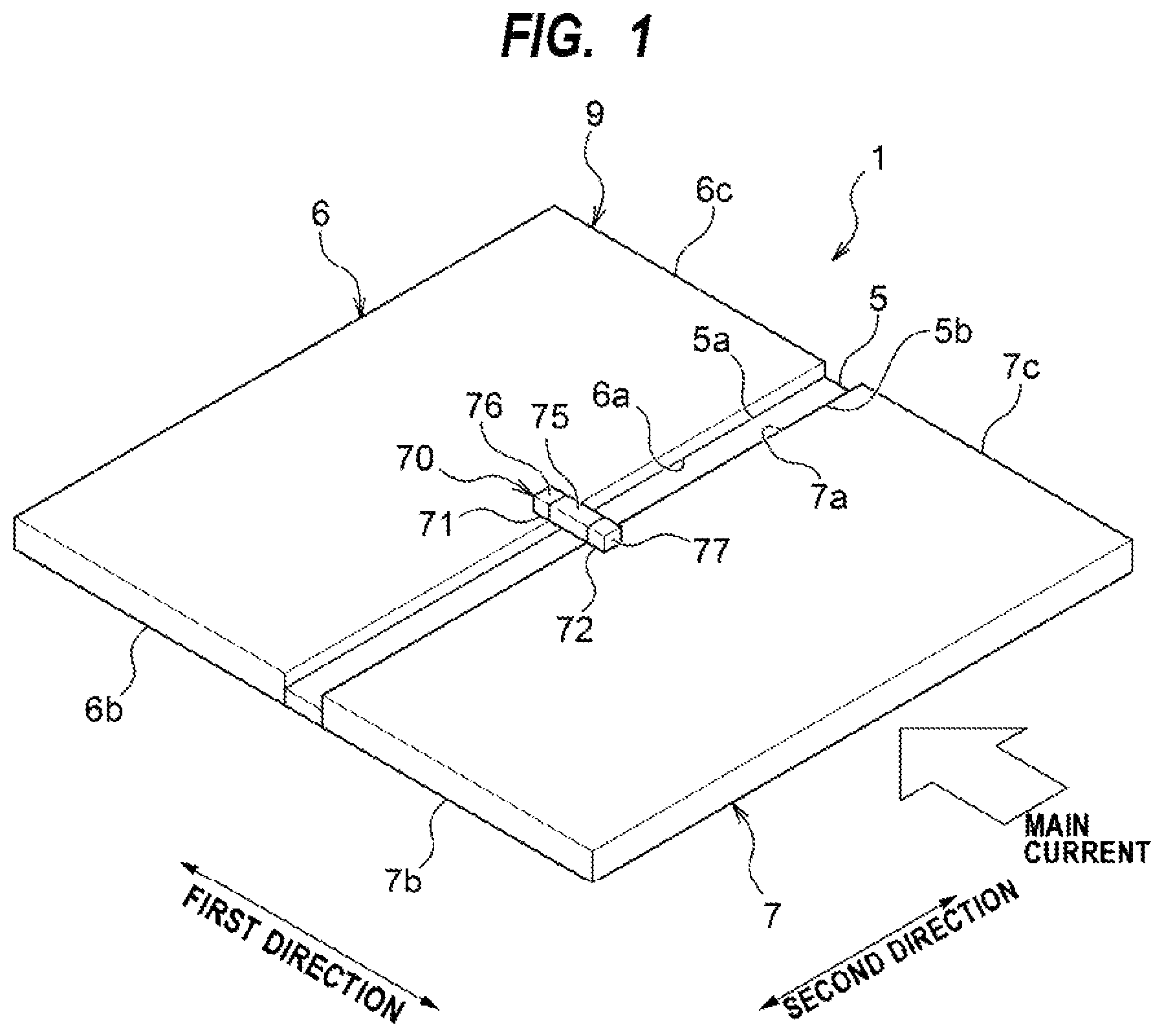 Patent US12322532 — Shunt resistor and current detection apparatus — Figure 1