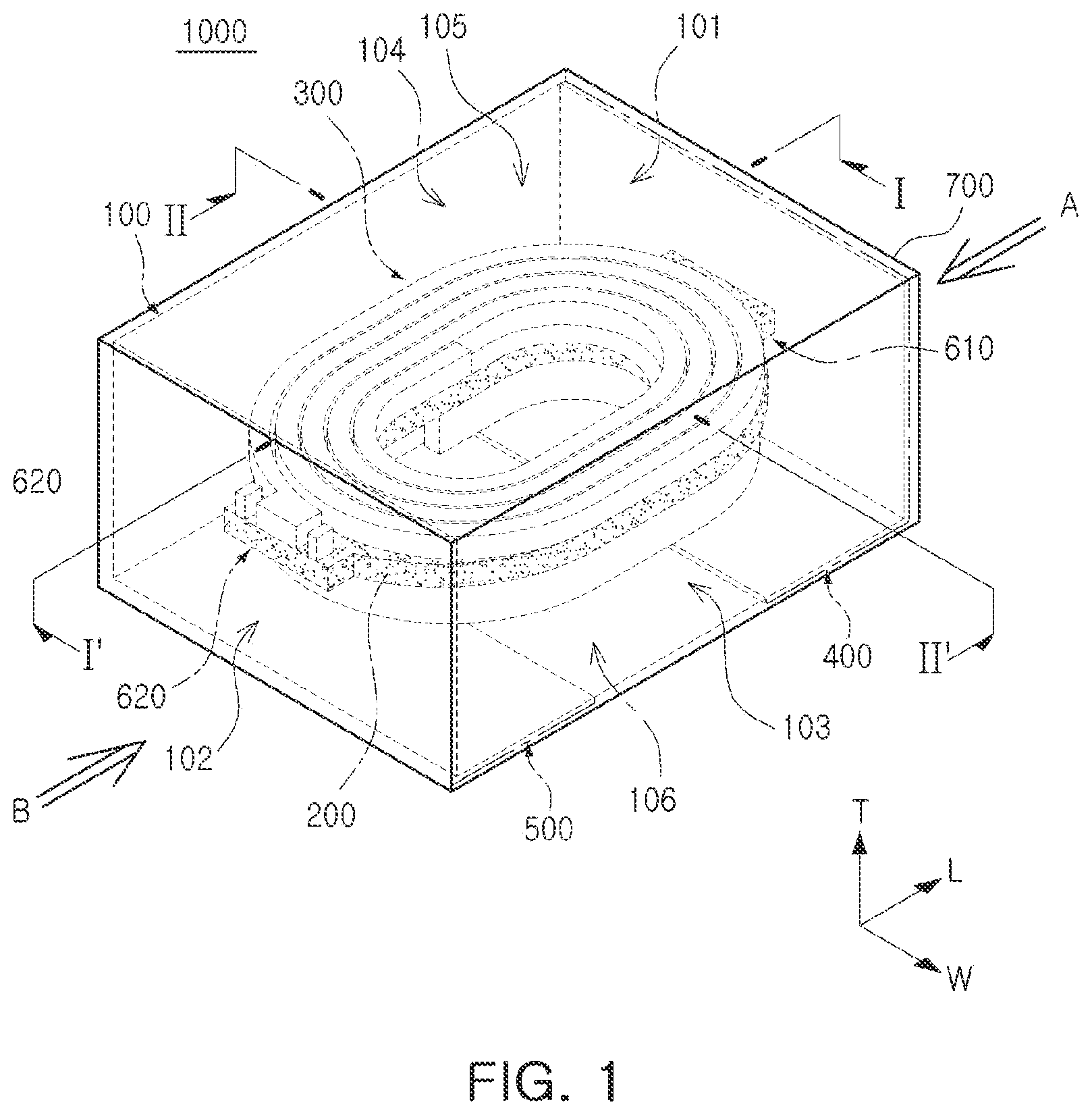 Patent US12322536 — Coil component — Figure 1